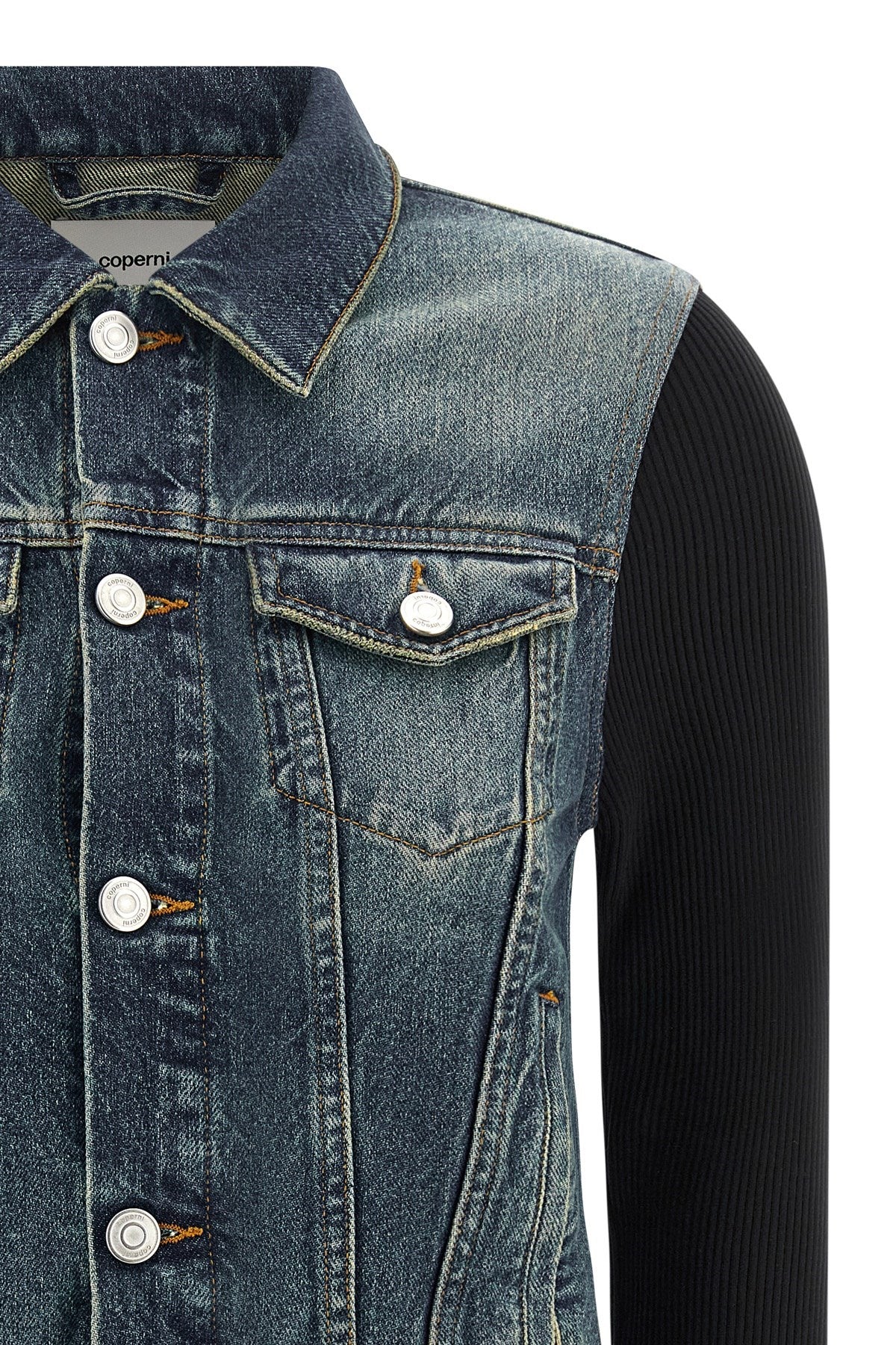 COPERNI Hybrid Ribbed Denim Jacket