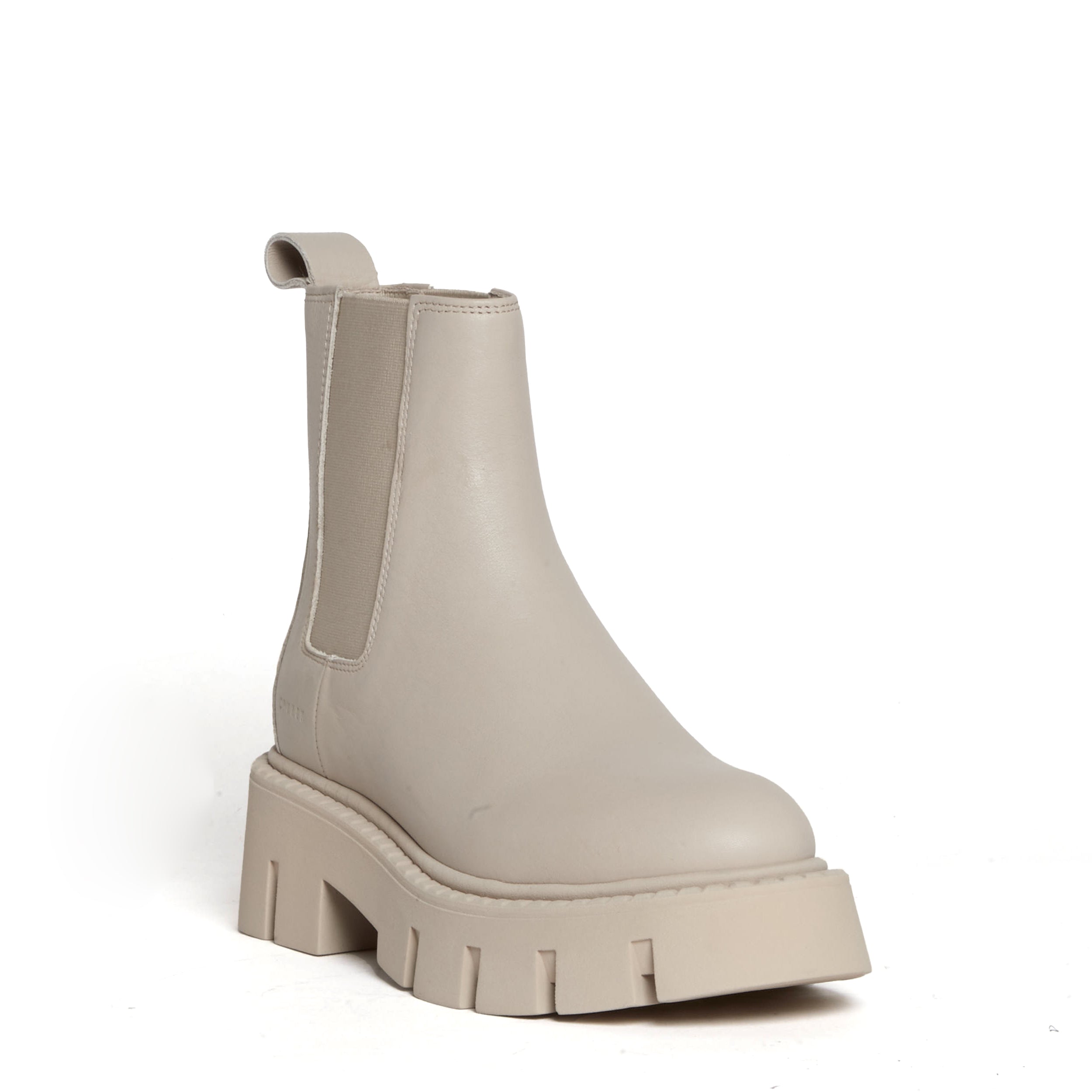 COPENHAGEN Beige Leather Ankle Boots for Women