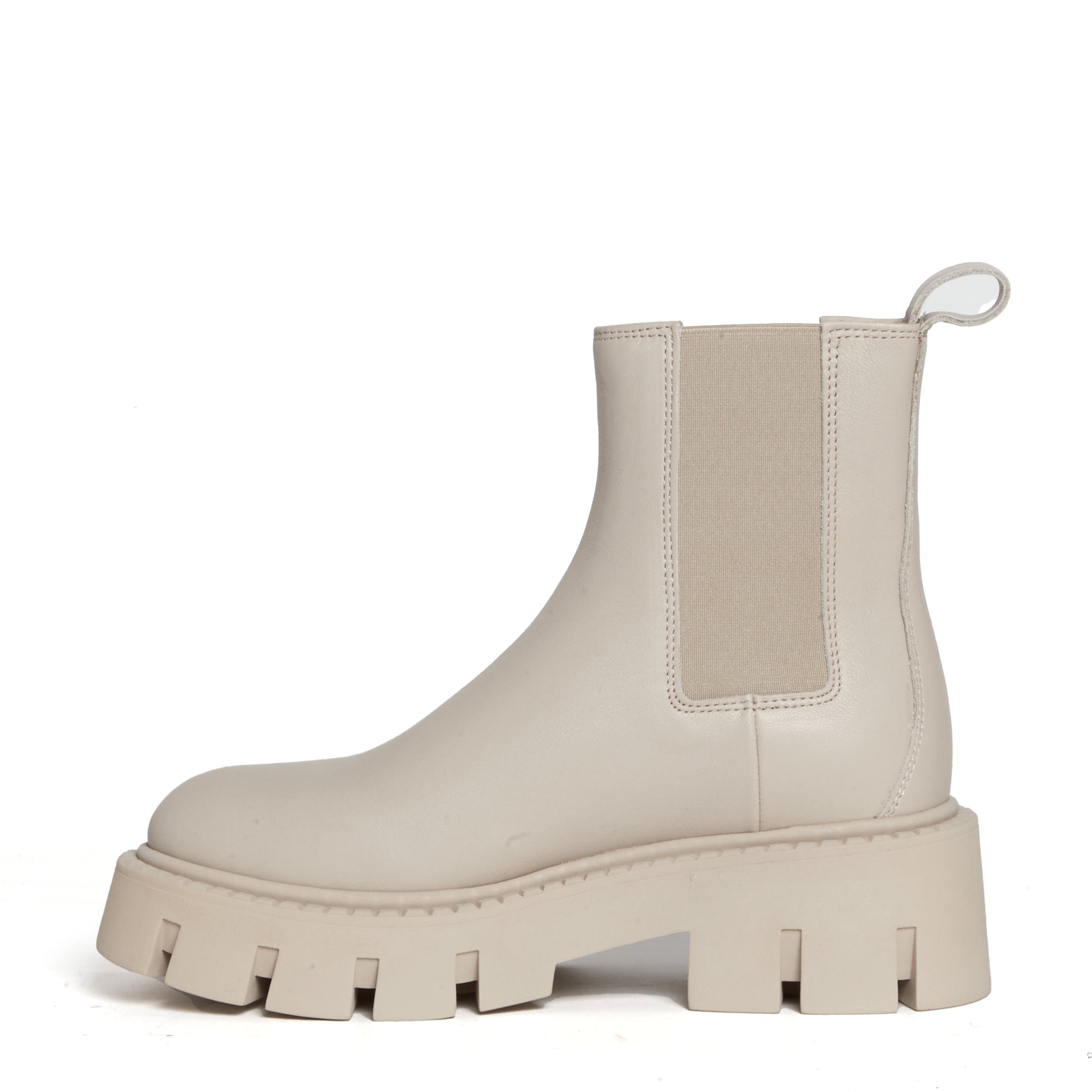 COPENHAGEN Beige Leather Ankle Boots for Women