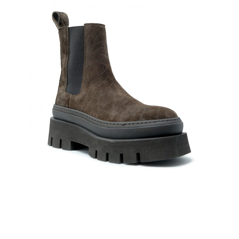 COPENHAGEN Chic Croco Suede Chelsea Boots for Women