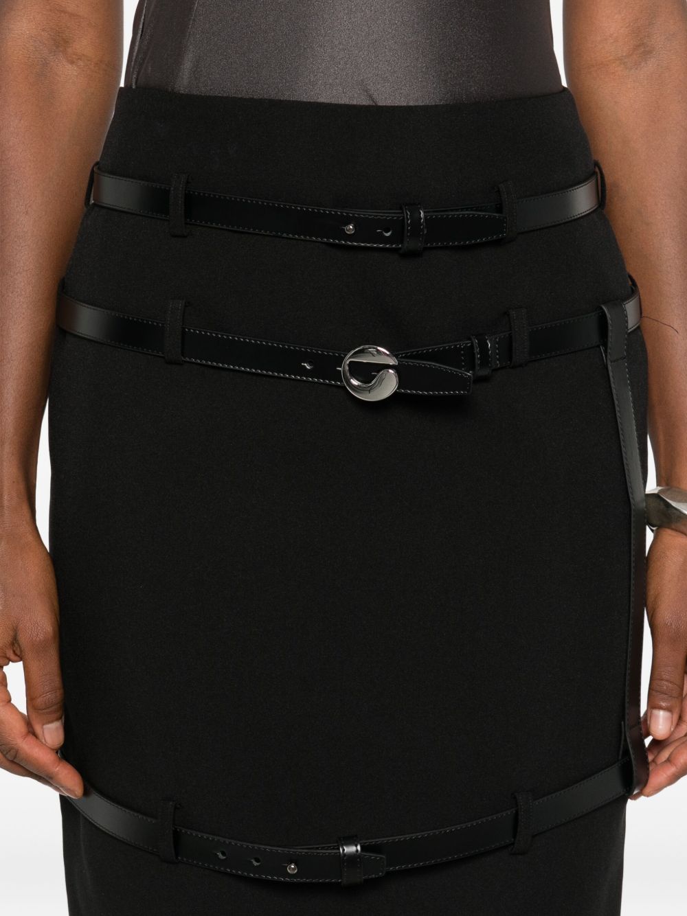 COPERNI Unique Multi-Belt Mini Skirt for Women