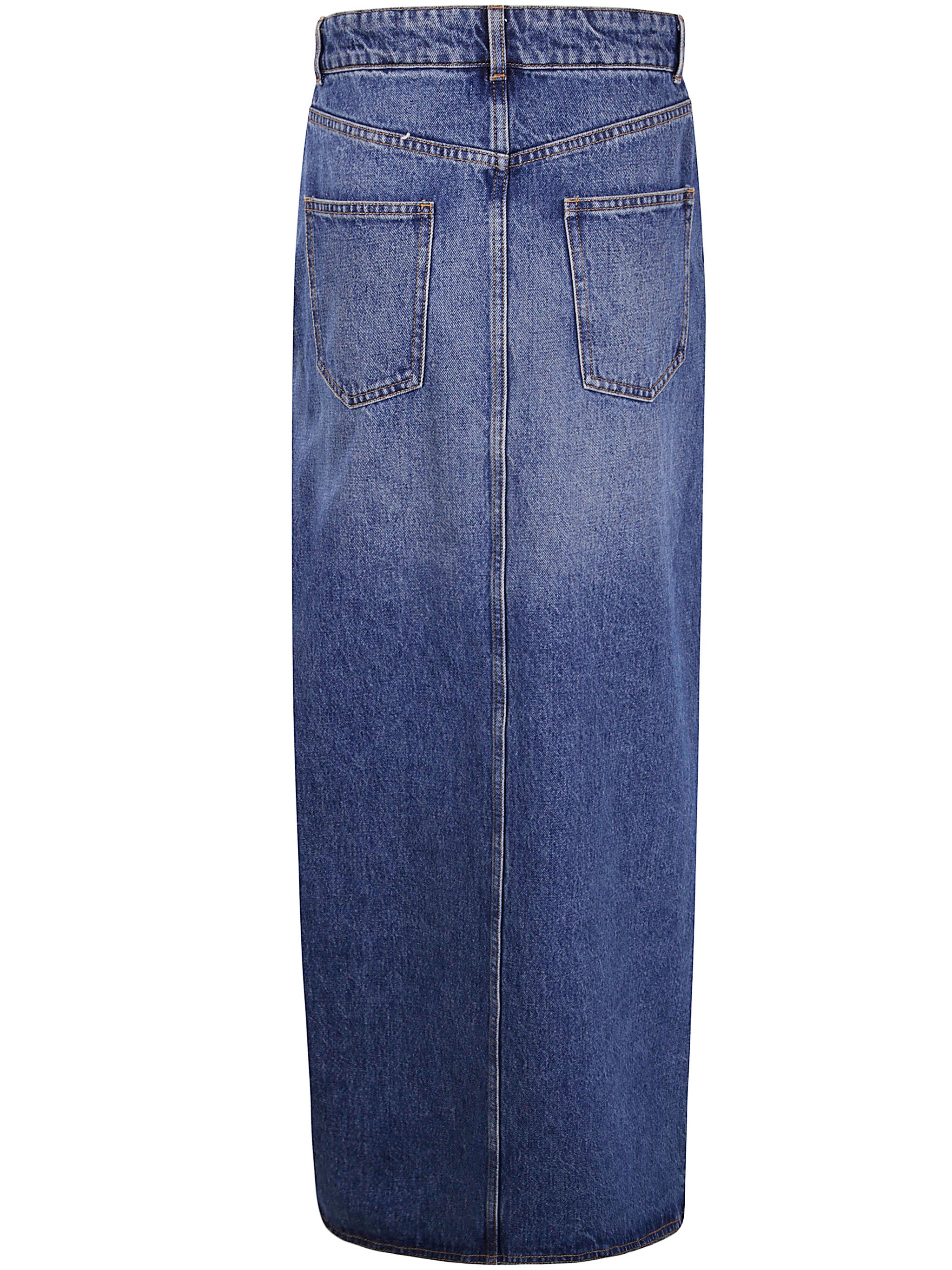 COPERNI Garter Belt Denim Mini Skirt