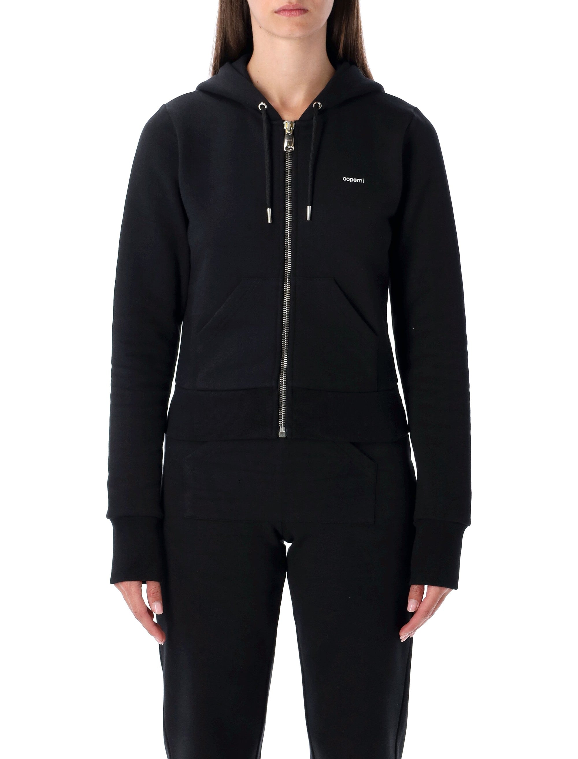 COPERNI Fitted Zip-Up Organic Cotton Hoodie - Size S
