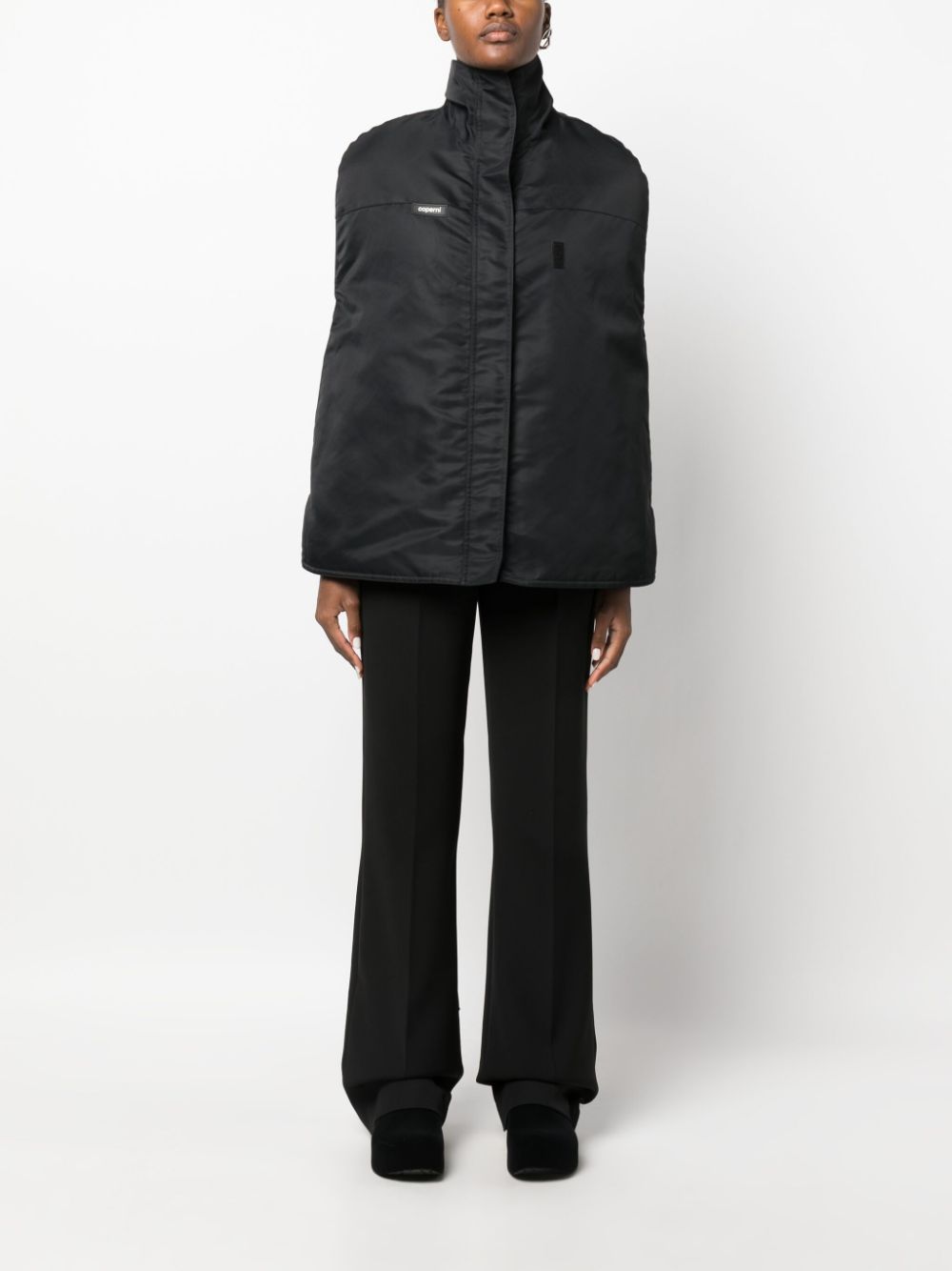 COPERNI Logo Patch Bomber Cape for Women - FW23