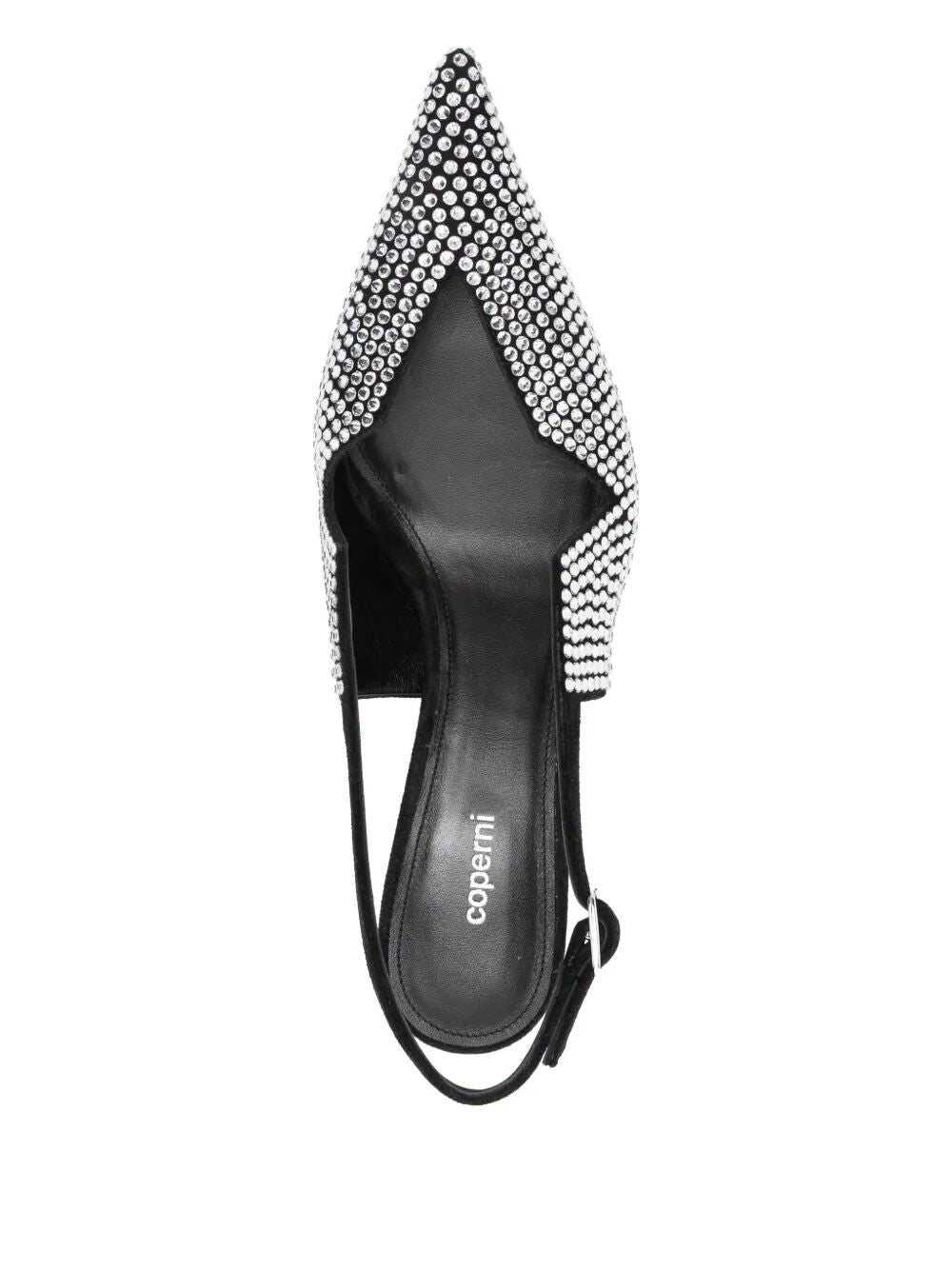 COPERNI Crystal Embellished Star Cut Out Mini Low Stiletto