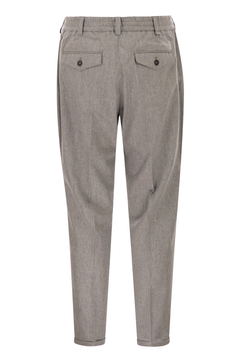 PT TORINO The Rebel - Wool and Cashmere Trousers