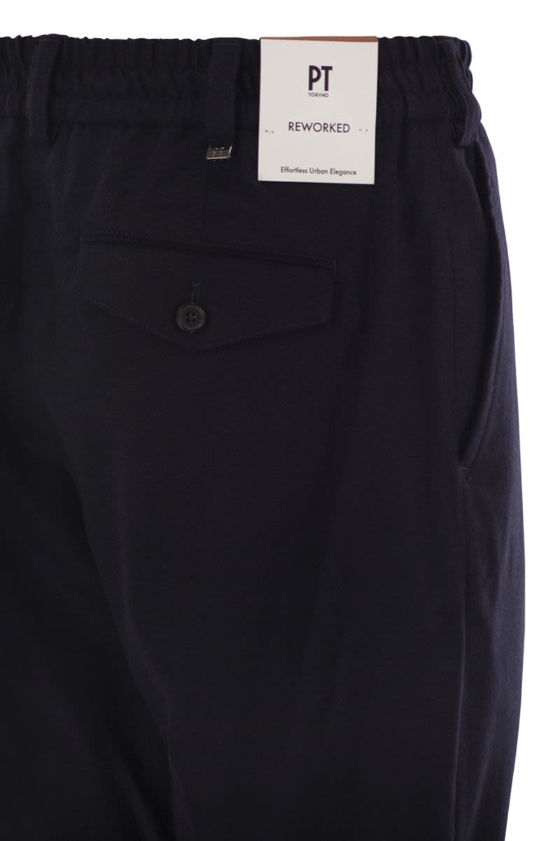 PT TORINO The Rebel - Wool and Cashmere Trousers