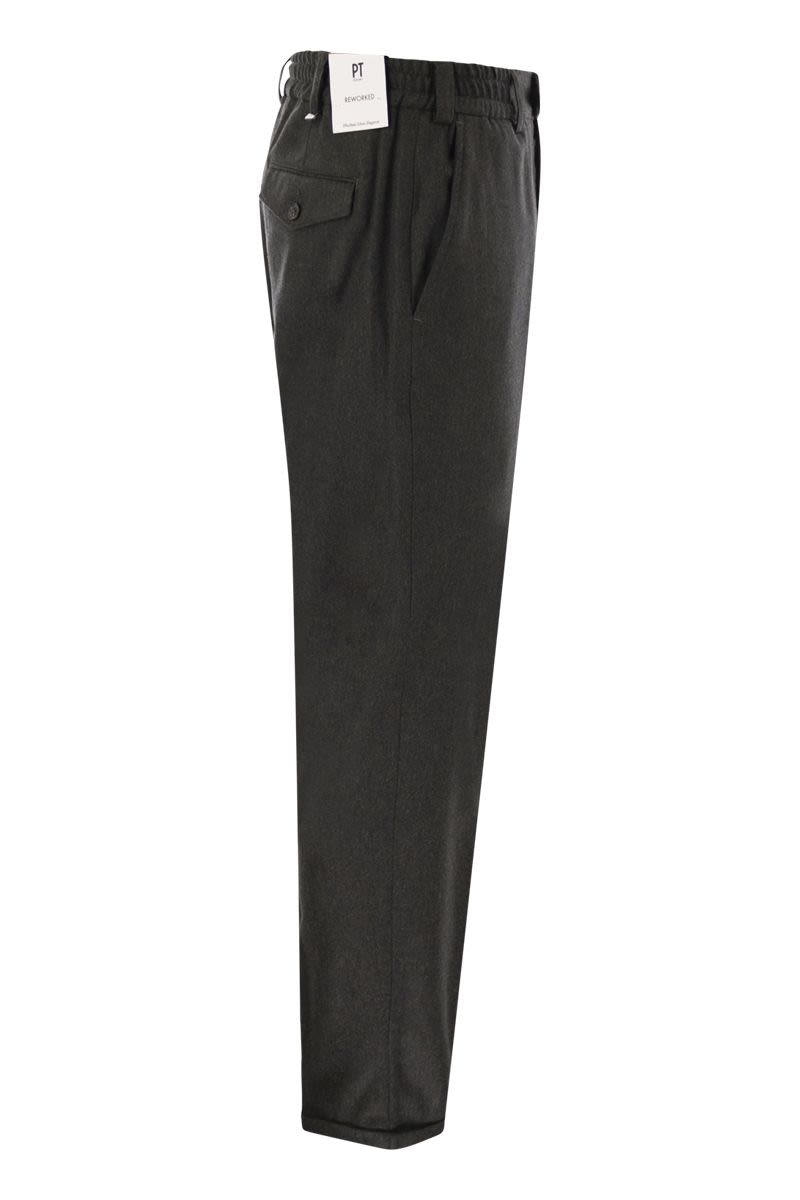 PT TORINO The Rebel - Wool and Cashmere Trousers