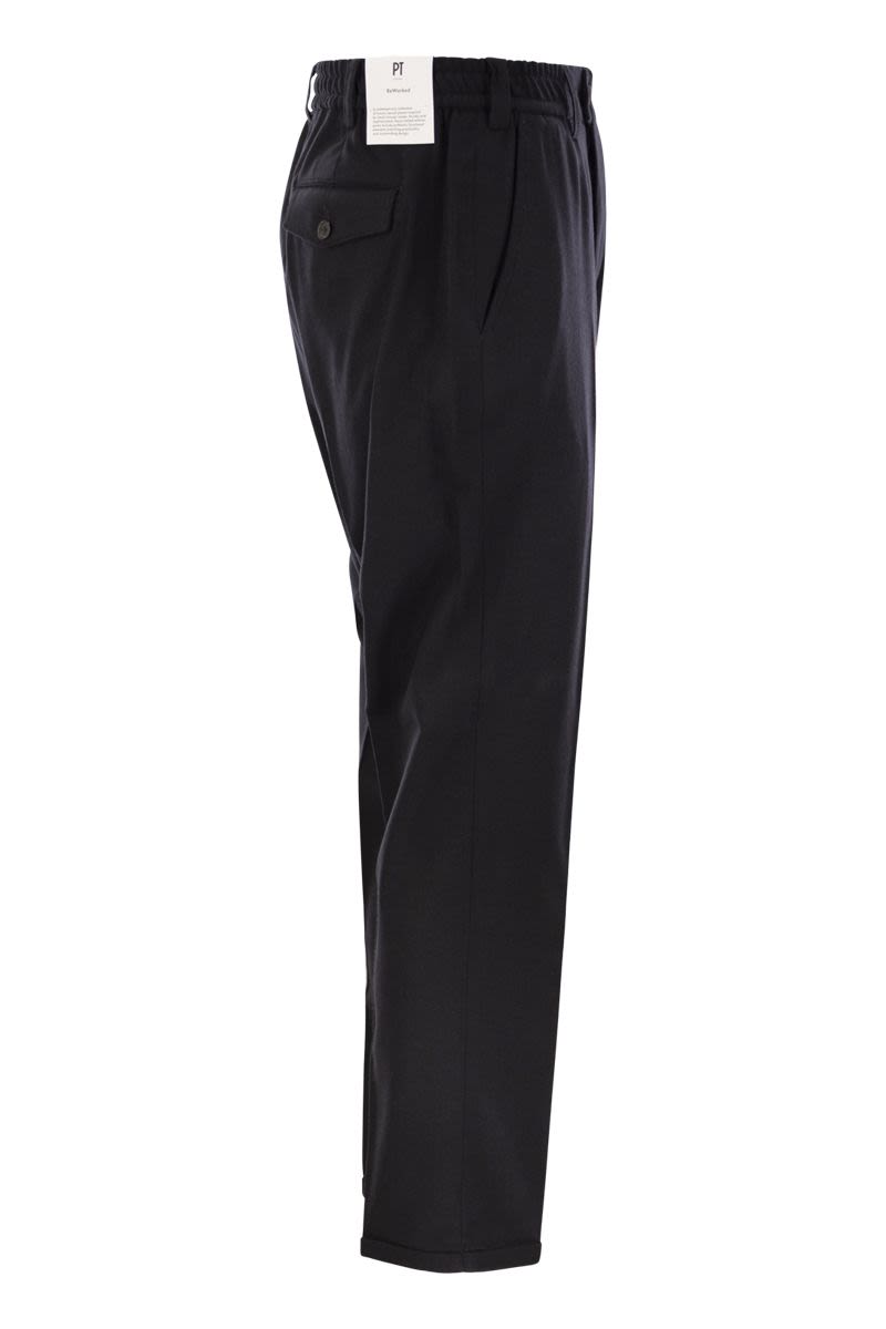 PT TORINO Stretch Wool Pants for Men