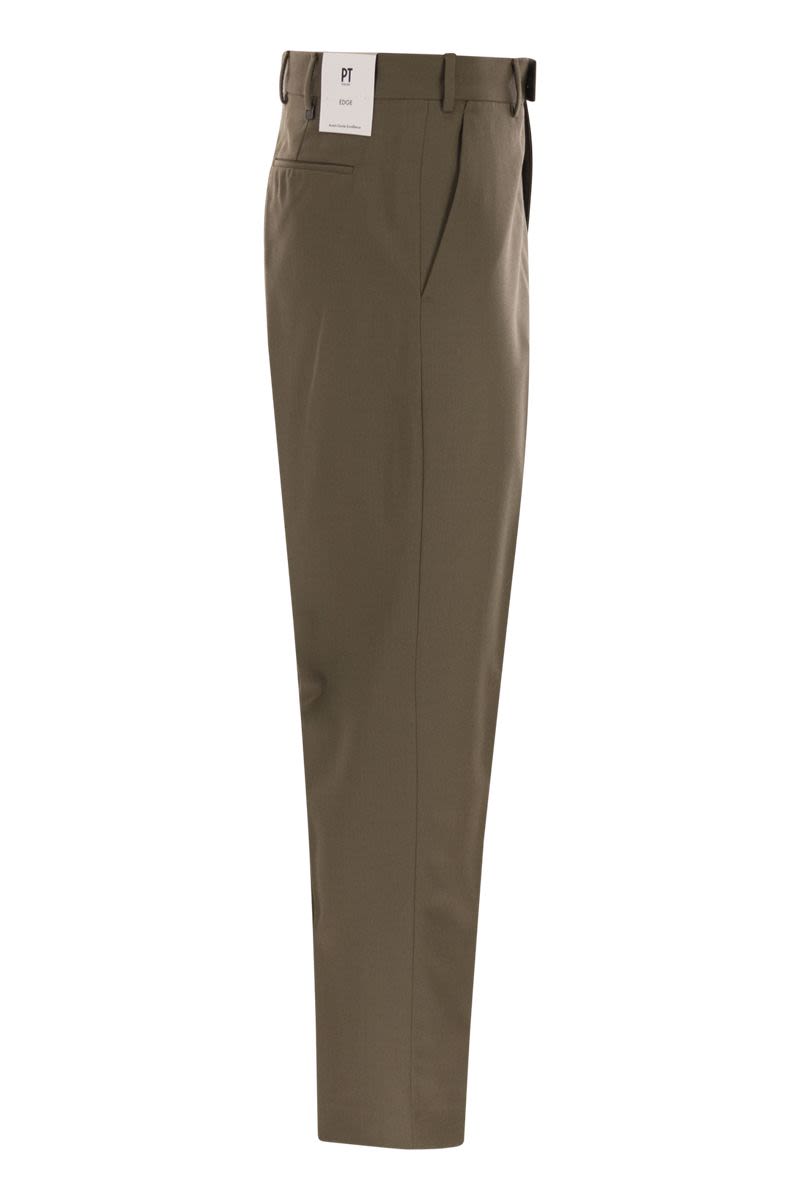 PT TORINO Rebel Virgin Wool Chino Trousers - Regular Fit