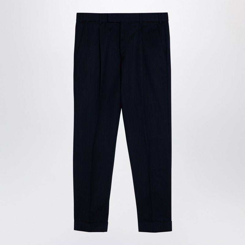 PT01 Men's Classic Virgin Wool Trousers in Tailored Fit