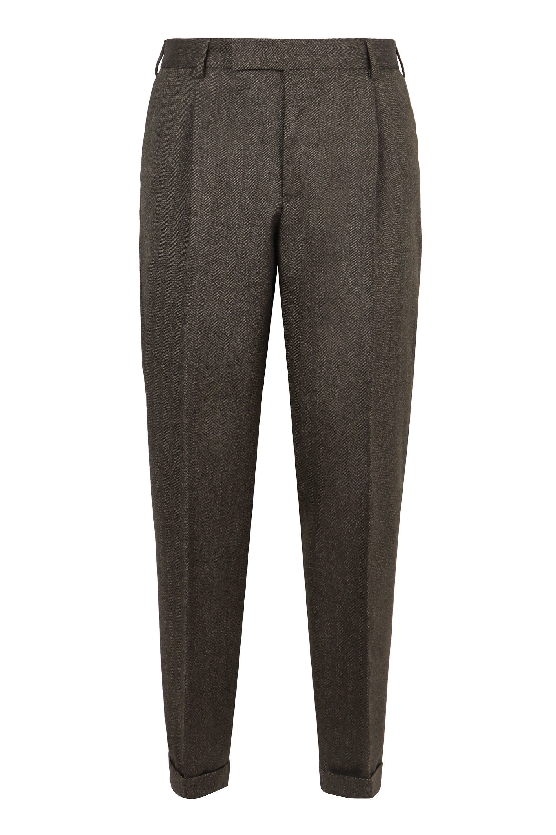 PT01 Tailored Virgin Wool Trousers for Men