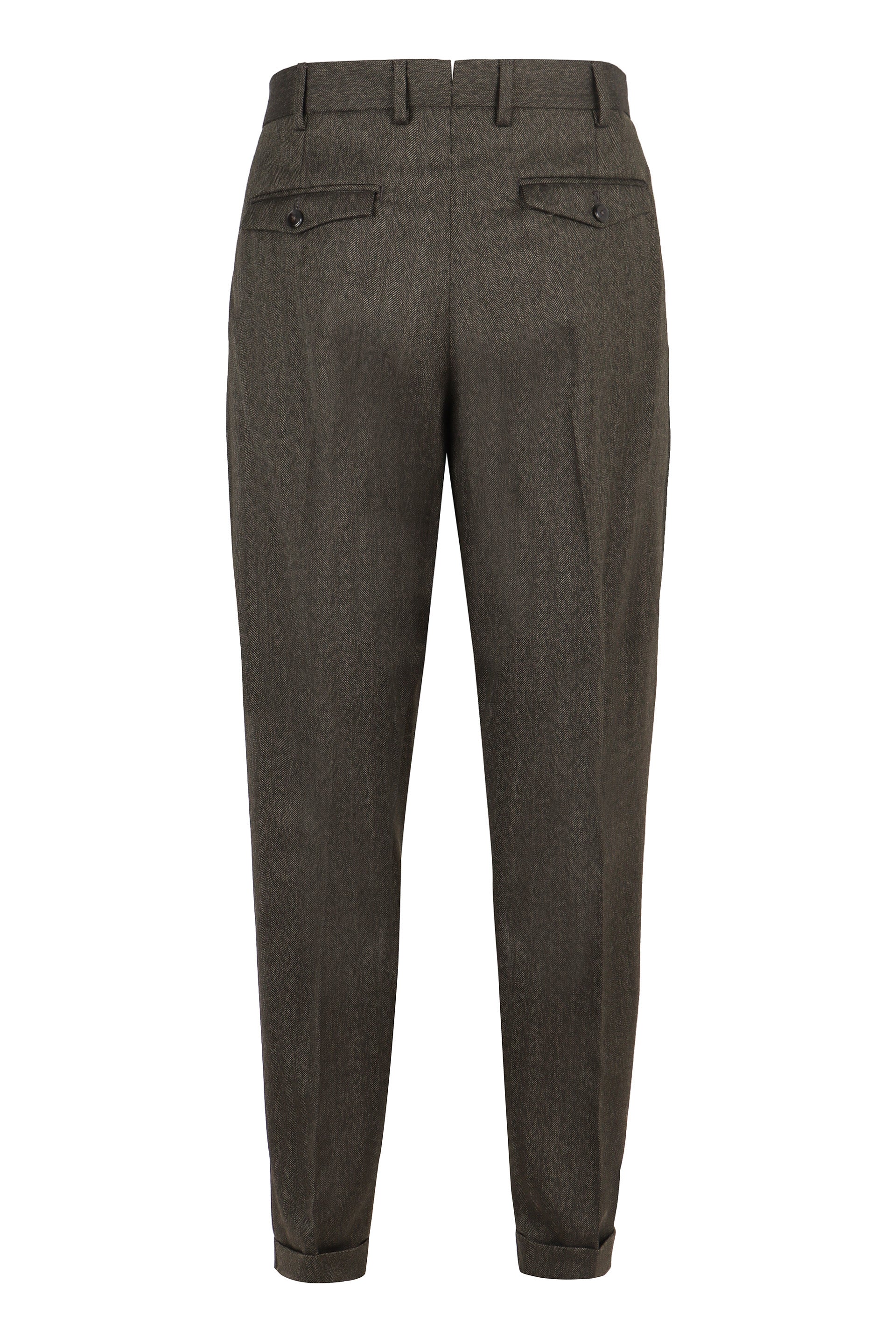 PT01 Tailored Virgin Wool Trousers for Men
