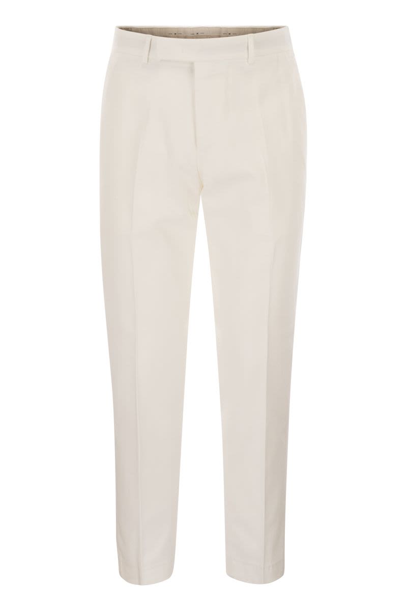 PT TORINO Rebel Fit Cotton Trousers for Men