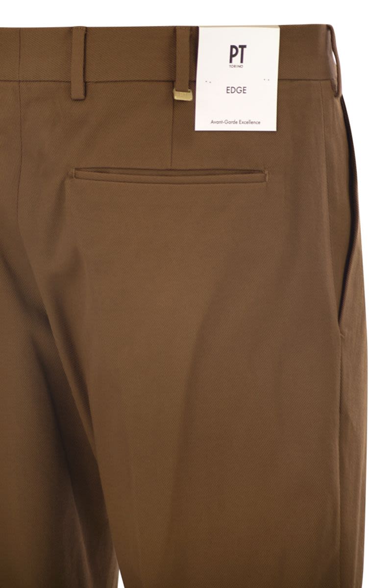 PT TORINO Rebel Fit Cotton Trousers for Men