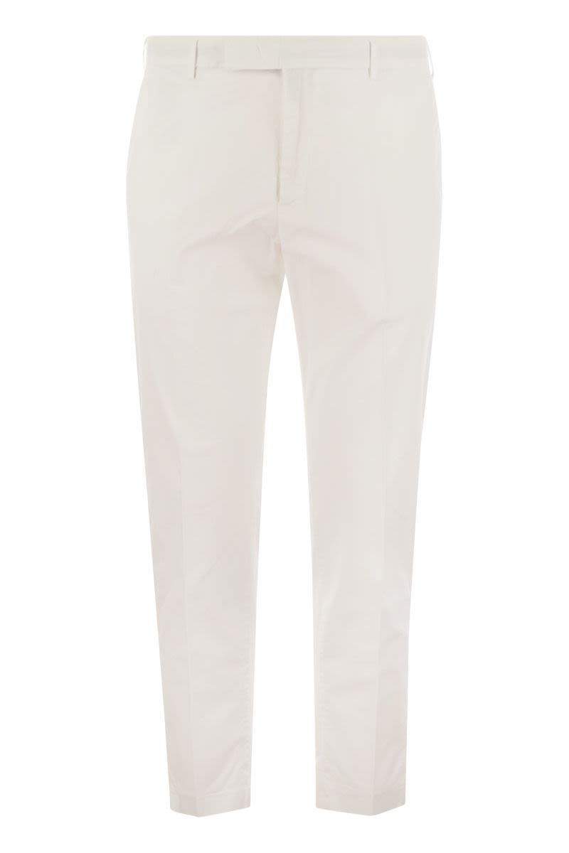 PT TORINO Slim Fit Stretch Cotton Trousers