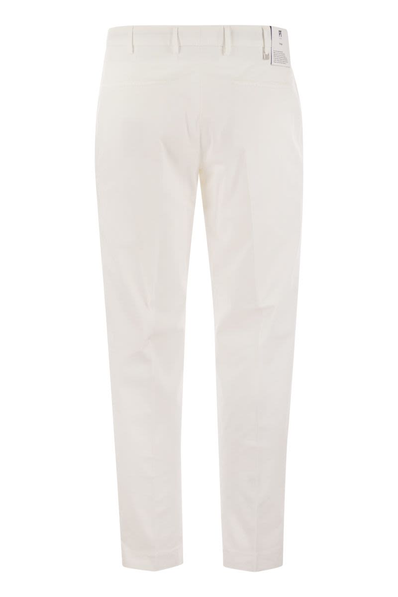 PT TORINO Slim Fit Stretch Cotton Trousers