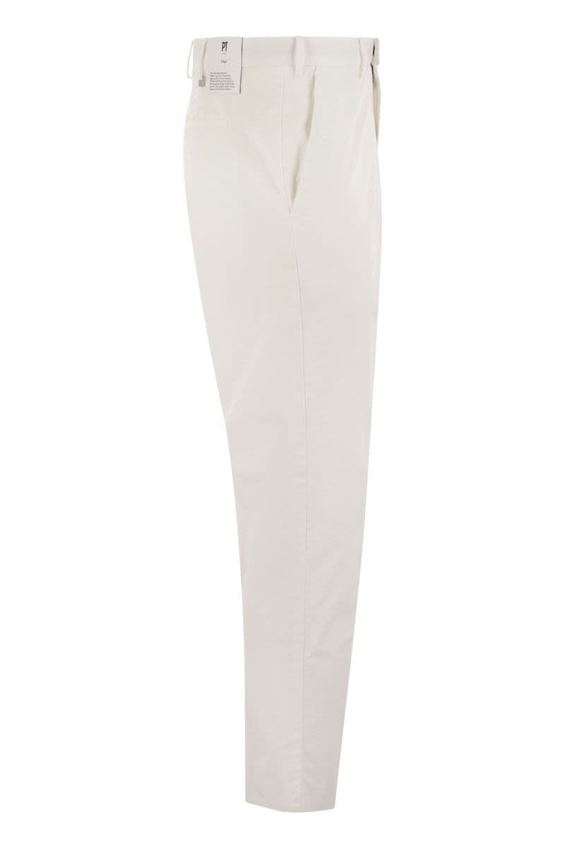 PT TORINO Slim Fit Stretch Cotton Trousers