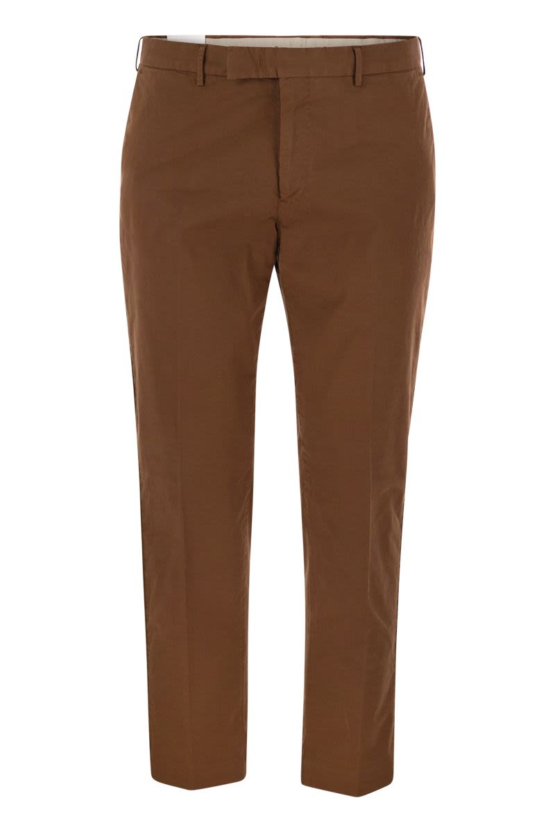 PT TORINO Slim Fit Stretch Cotton Trousers for Men