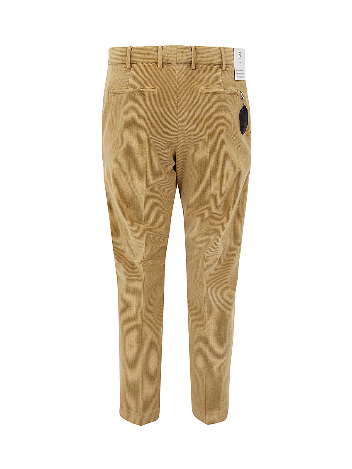 PT01 Flat Front Trousers with Diagonal Pockets