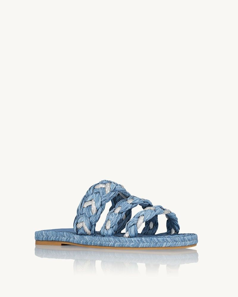 AQUAZZURA Coastal Espadrille Flat Sandals