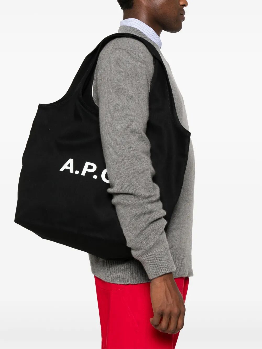 A.P.C. Canvas NINON Mini Tote Handbag