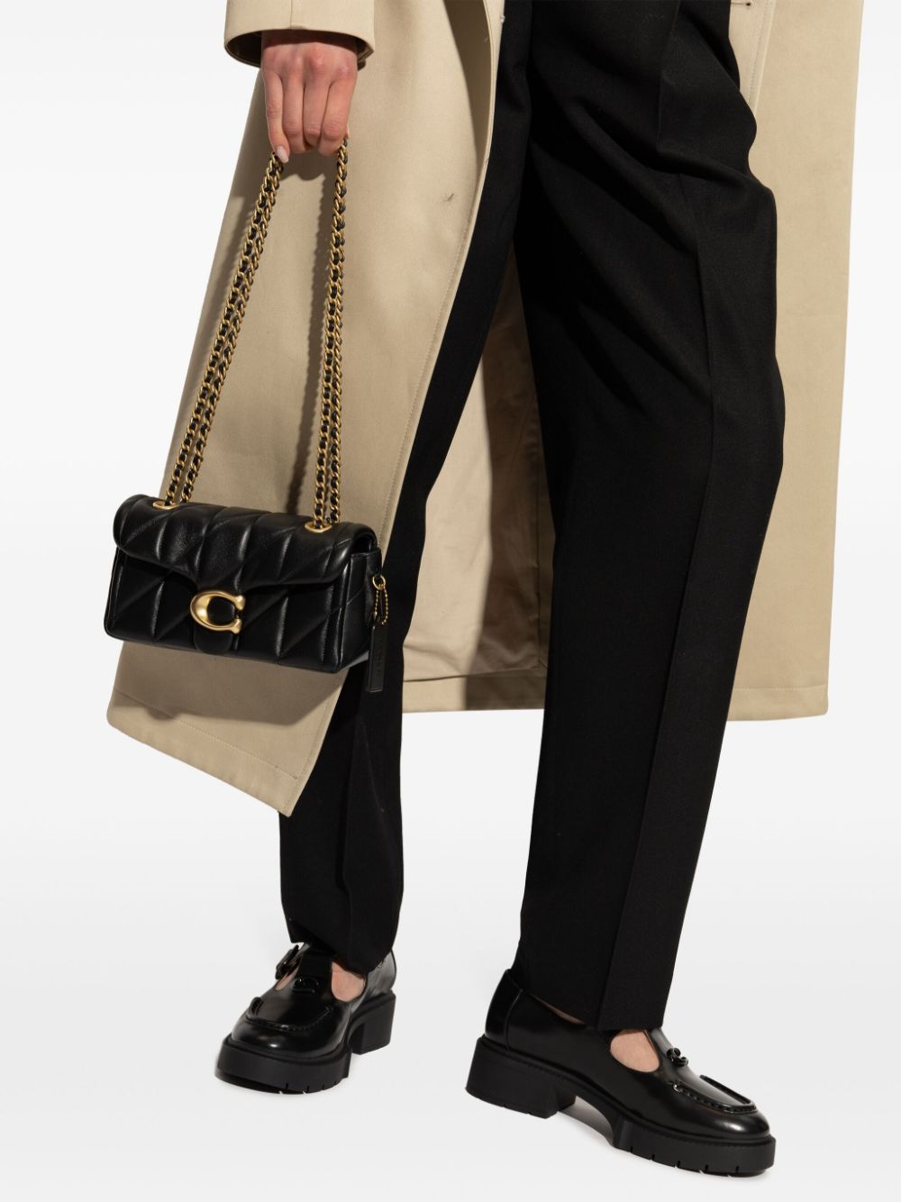 COACH Elegant Leather Handbag for Women