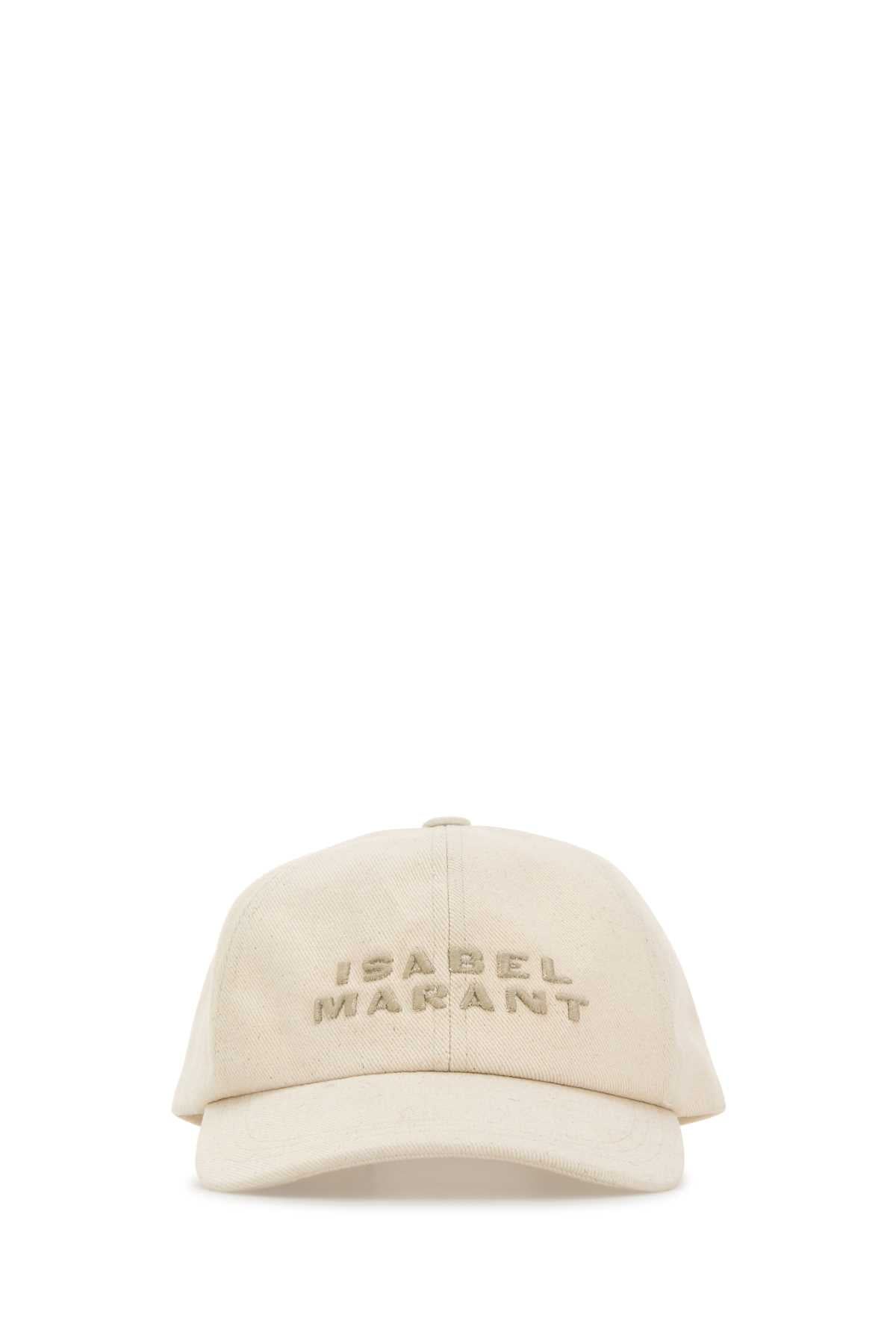ISABEL MARANT Melange Cotton Tyron Baseball Cap for Women