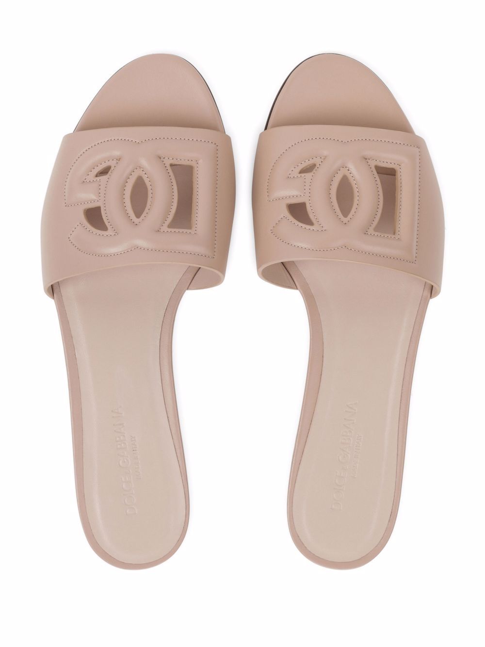 DOLCE & GABBANA Elegant Logo Sliders for Women - FW25 Collection