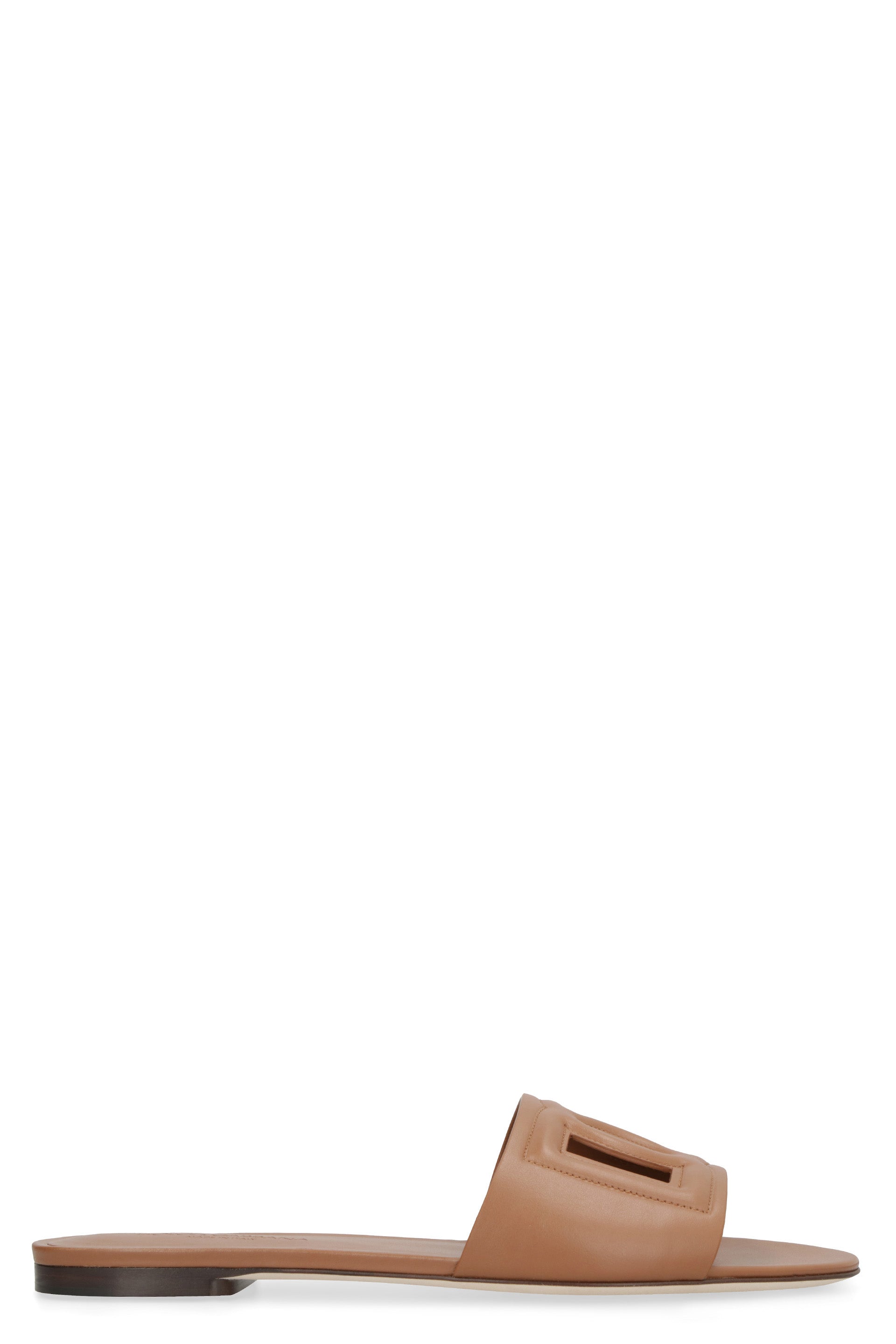 DOLCE & GABBANA DG Logo Leather Sandals for Women