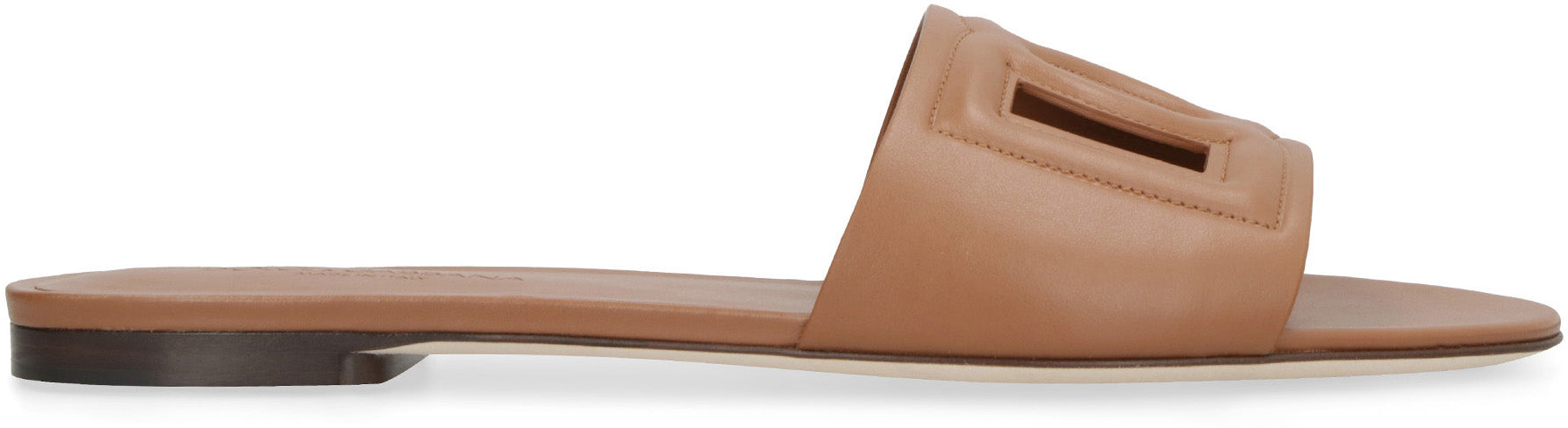 DOLCE & GABBANA DG Logo Leather Sandals for Women