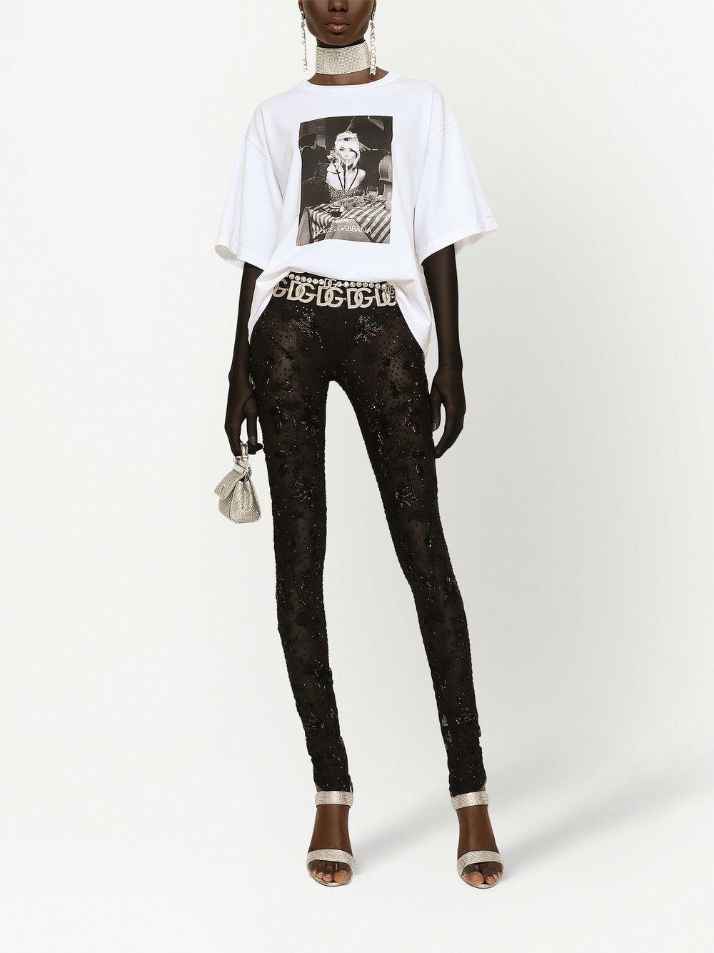 DOLCE & GABBANA Embellished Satin Keira Sandals for Women