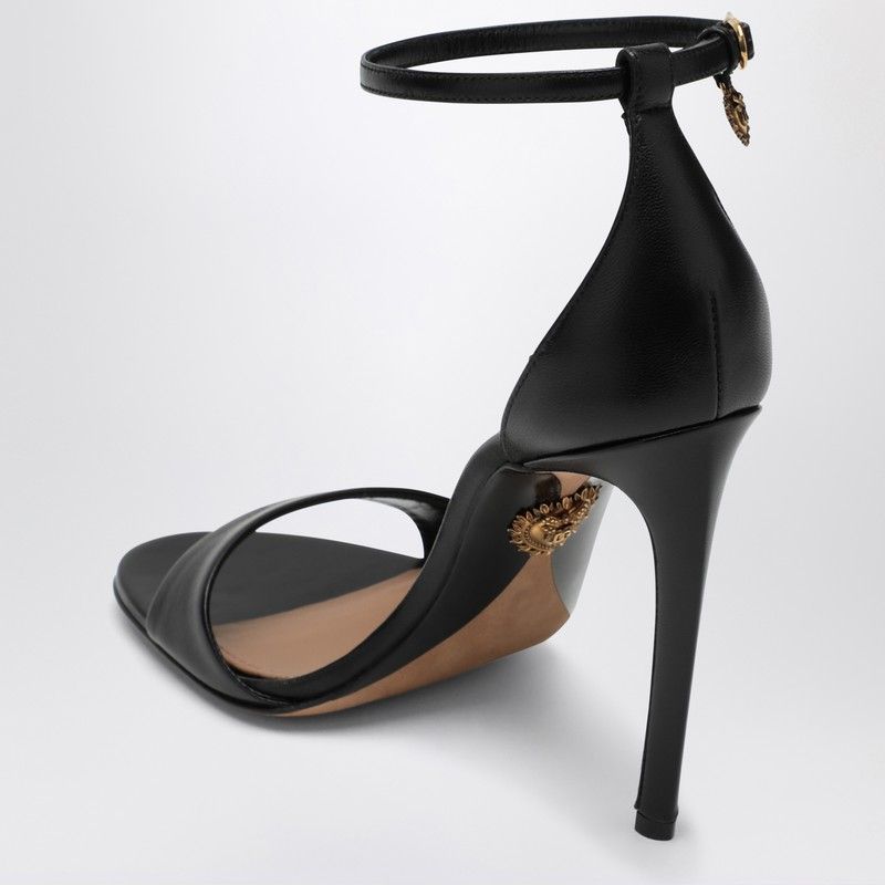 DOLCE & GABBANA High Stiletto Heel Devotion Sandals with Ankle Strap