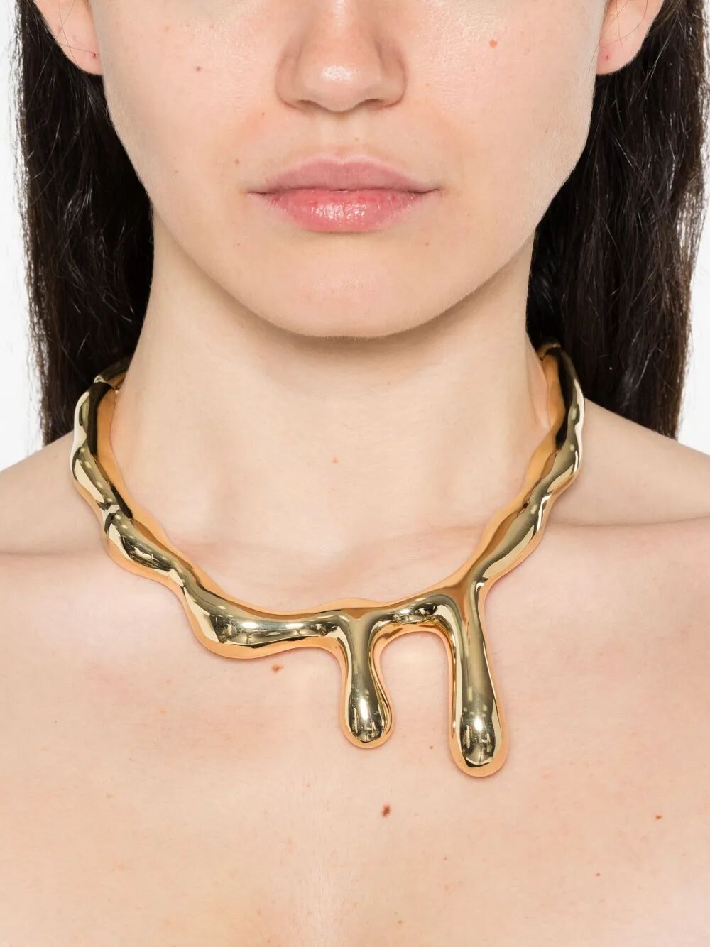 VIVYINROSA Fluid Block Mini Necklace