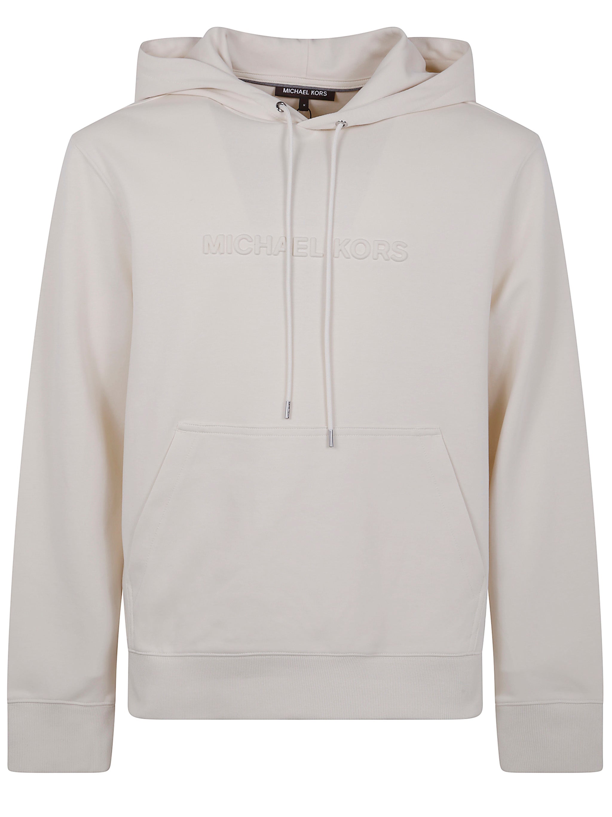 MICHAEL KORS Embossed Logo Hoodie for Men - FW25