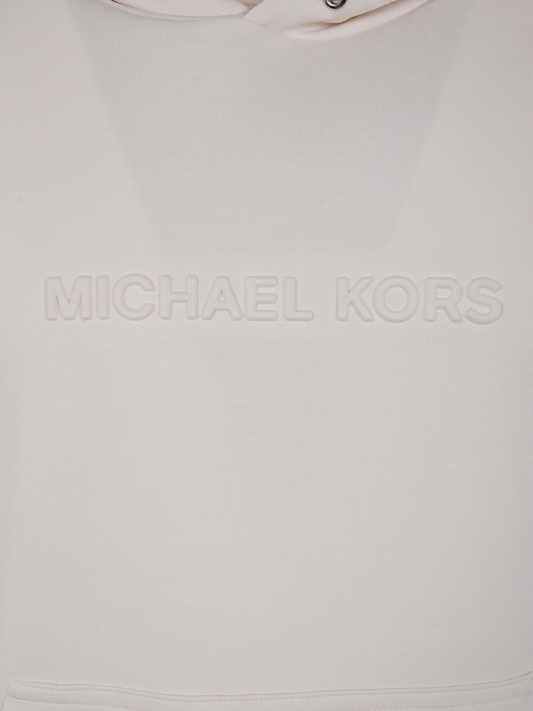 MICHAEL KORS Embossed Logo Hoodie for Men - FW25