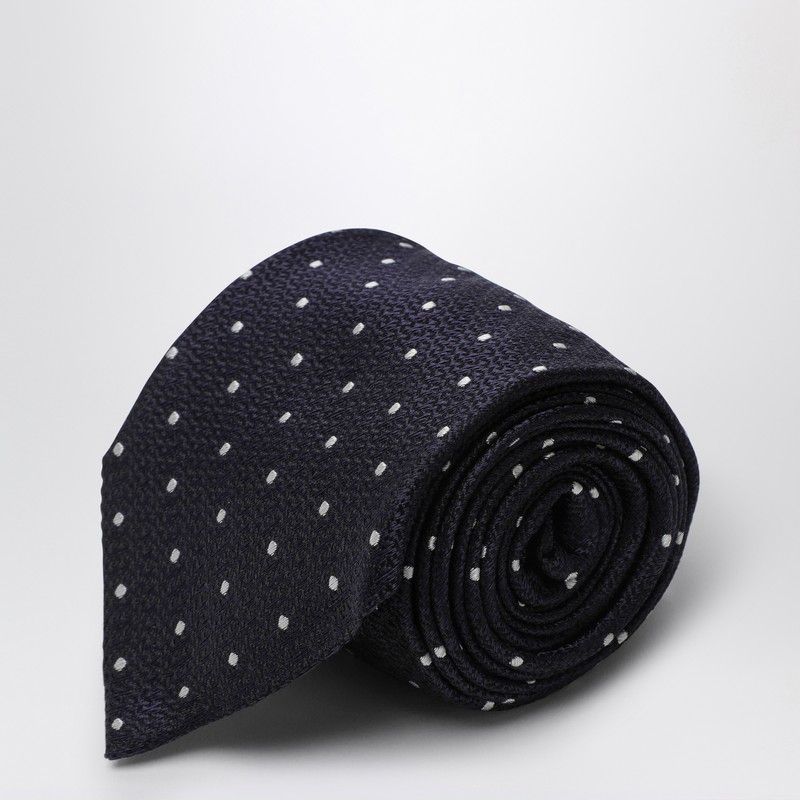 DESTIN Mini Polka Dot Silk Tie for Men - FW24 Collection