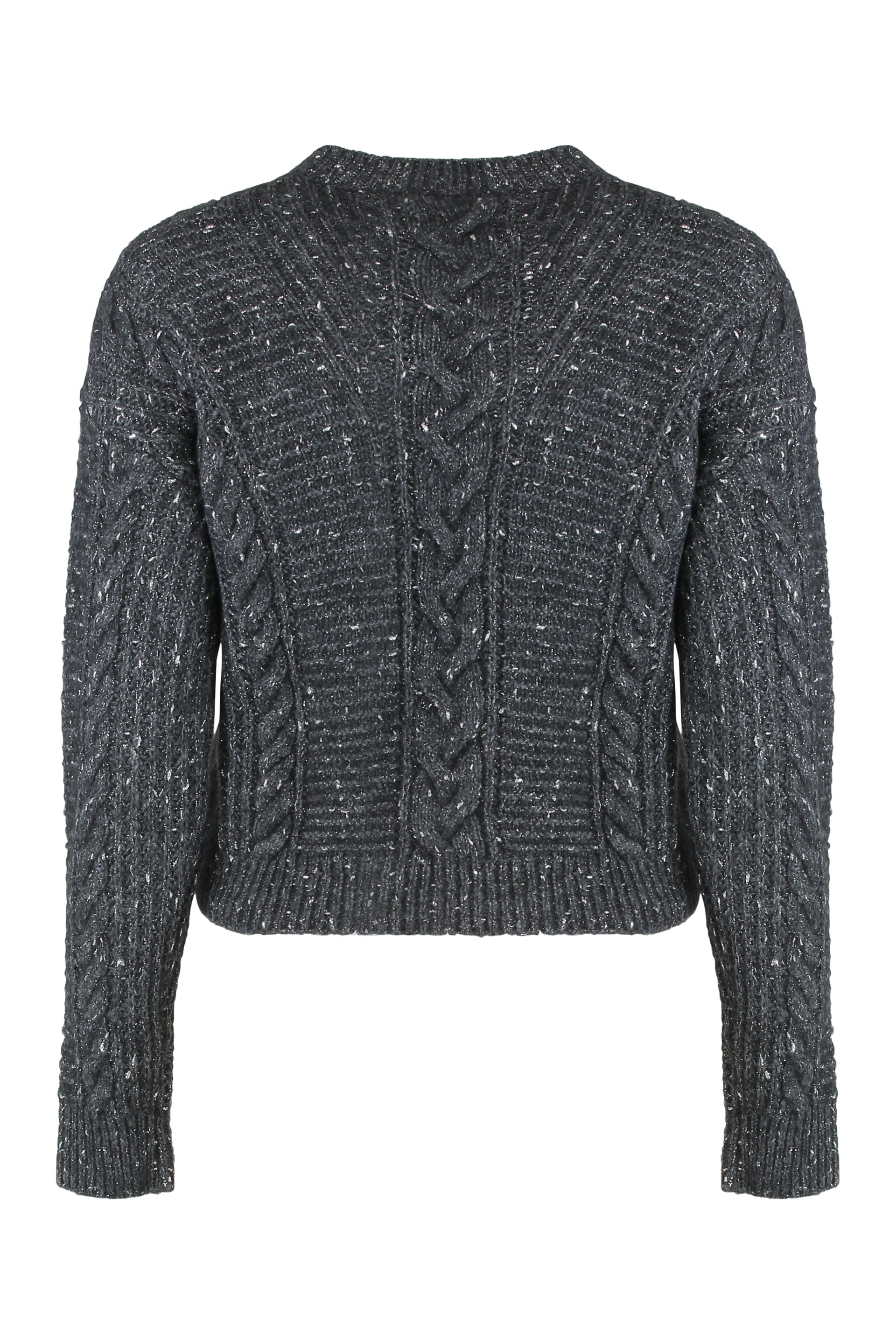 MAX MARA STUDIO Boxy Cropped Sweater in Alpaca Blend