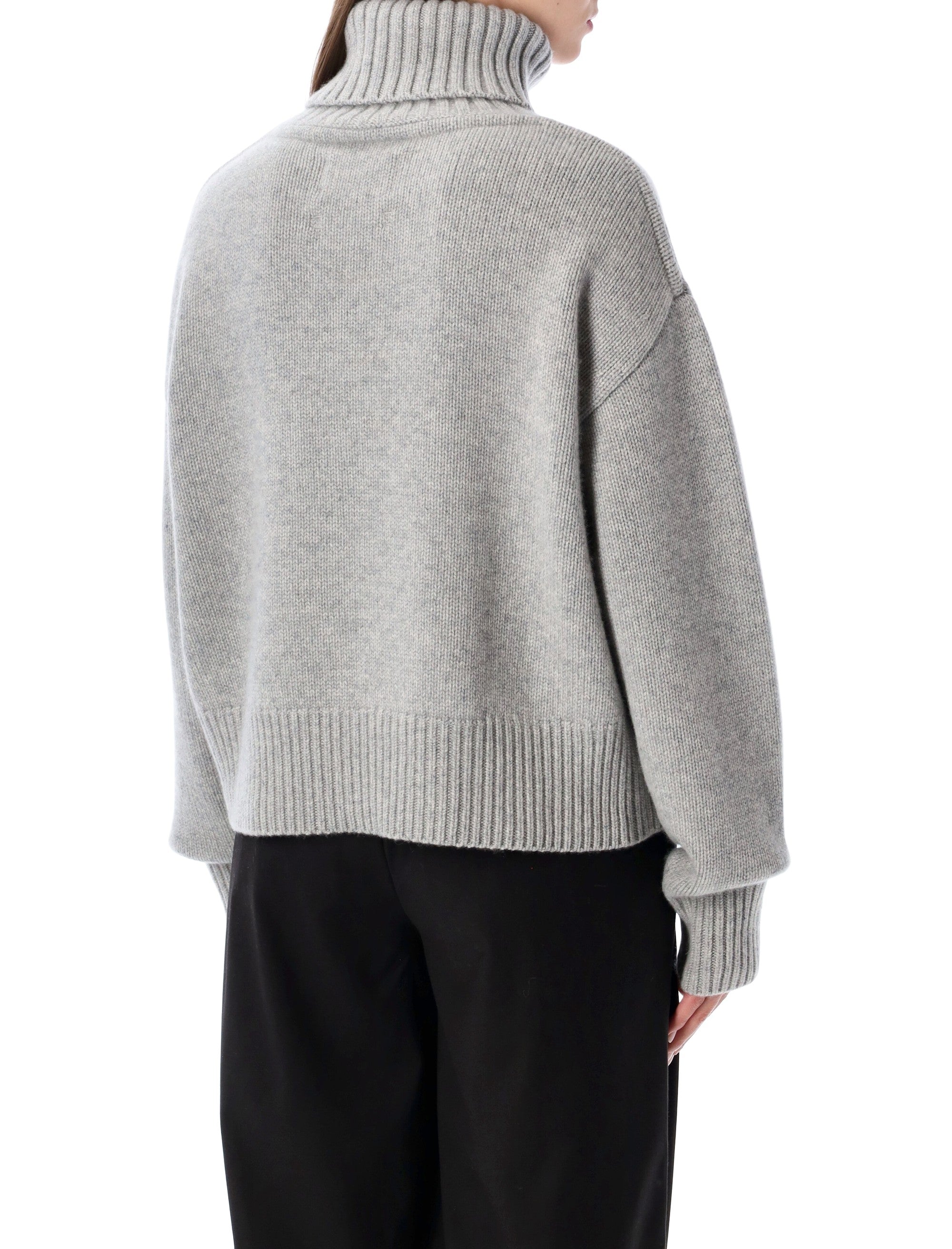 EXTREME CASHMERE Men's Crop Xtra Cashmere Turtleneck Sweater