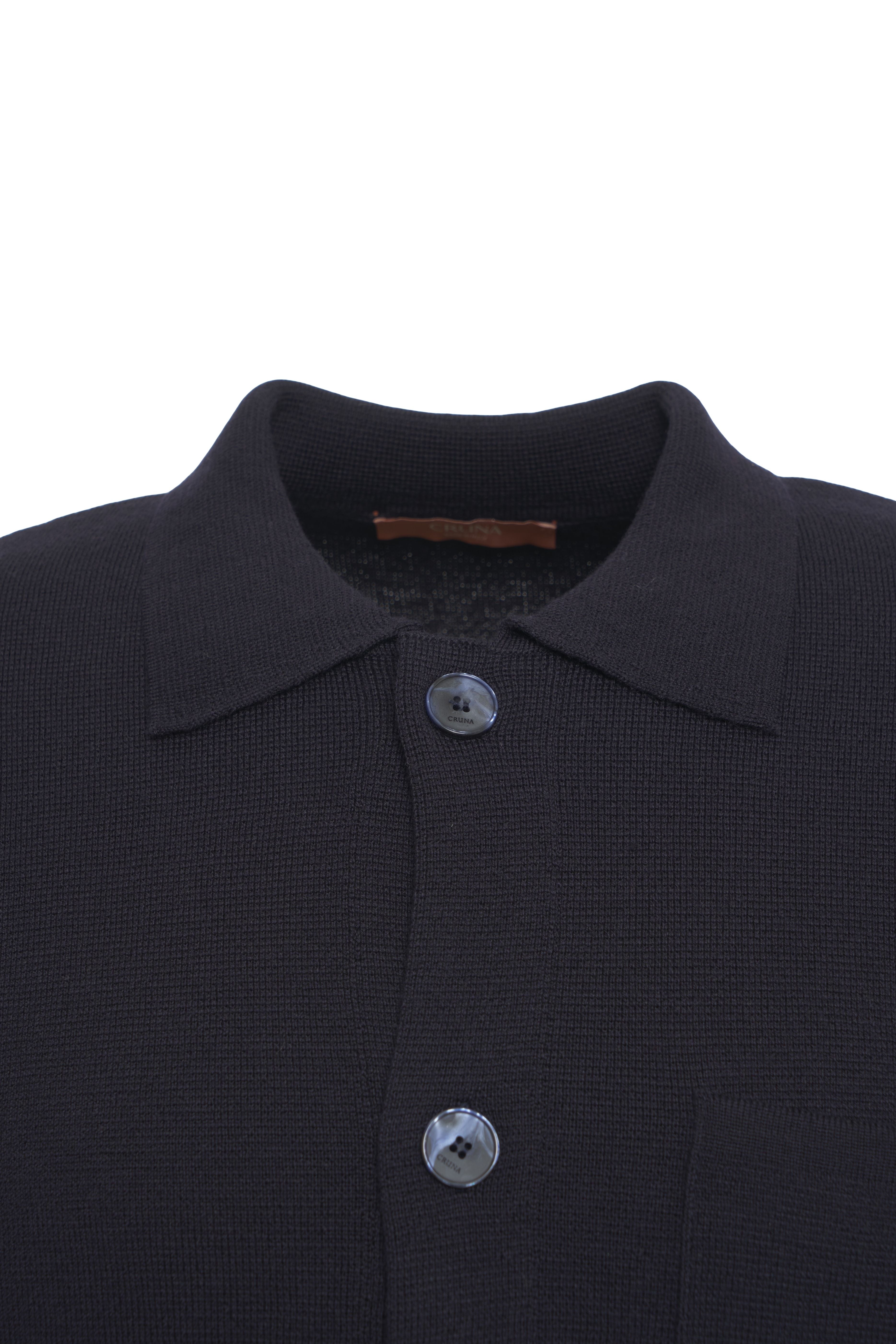 CRUNA Classic Cardigan with Chest Pocket for Men