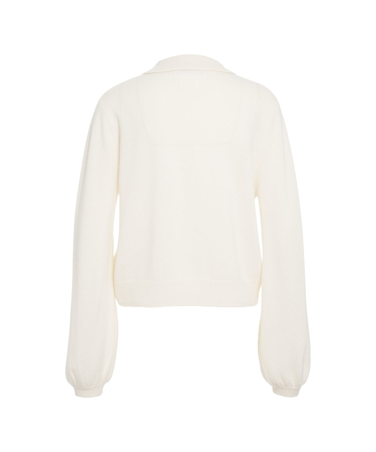 CRUSH Elegant Cashmere Cardigan with Classic Collar