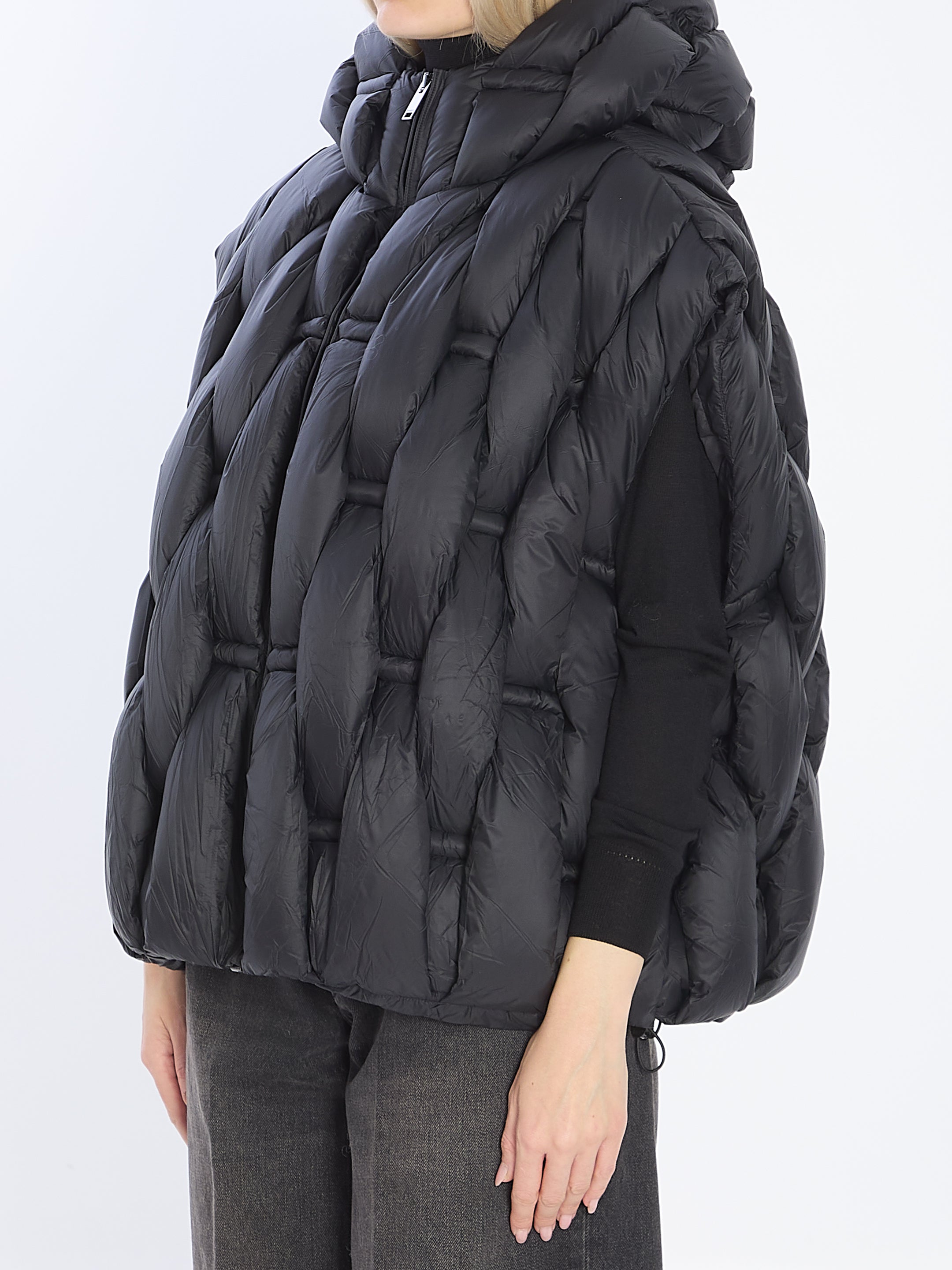 RAXXY Oversized Padded Nylon Vest - Size S