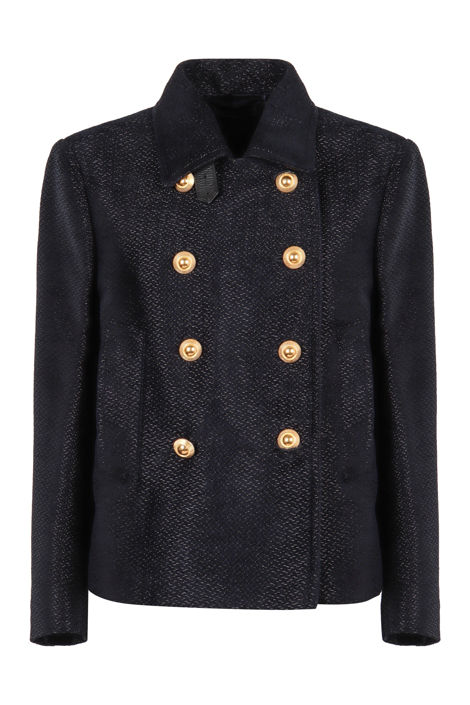 TOM FORD Double-Breasted Knit Jacket