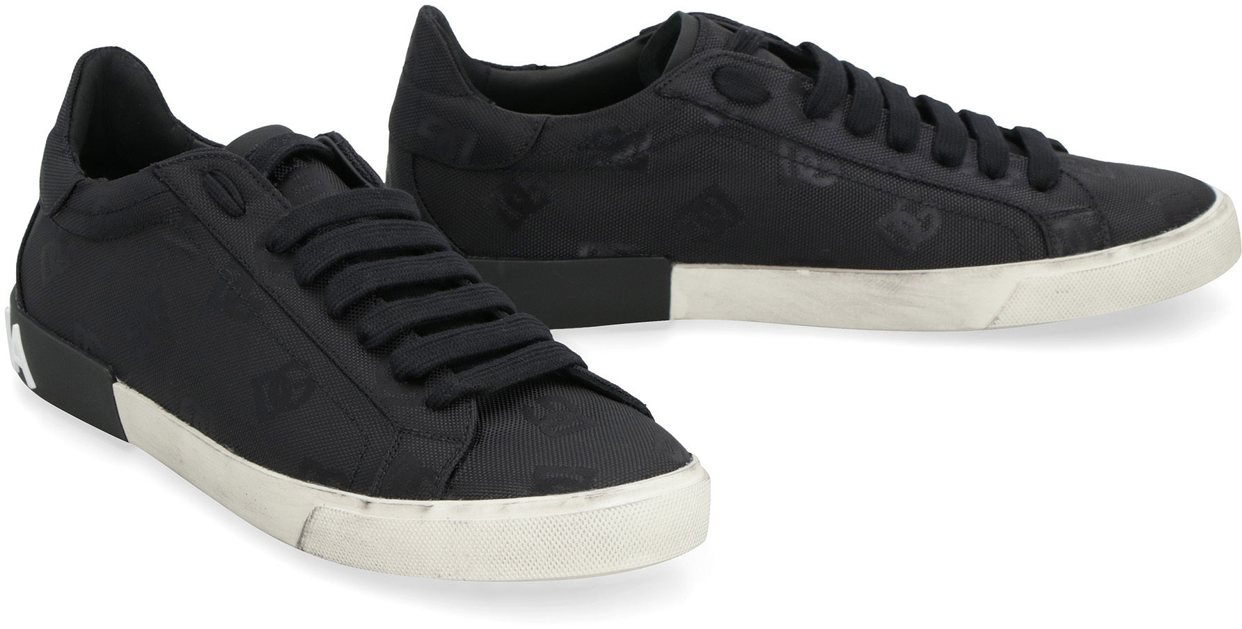 DOLCE & GABBANA Low-Top DG Logo Sneakers for Men