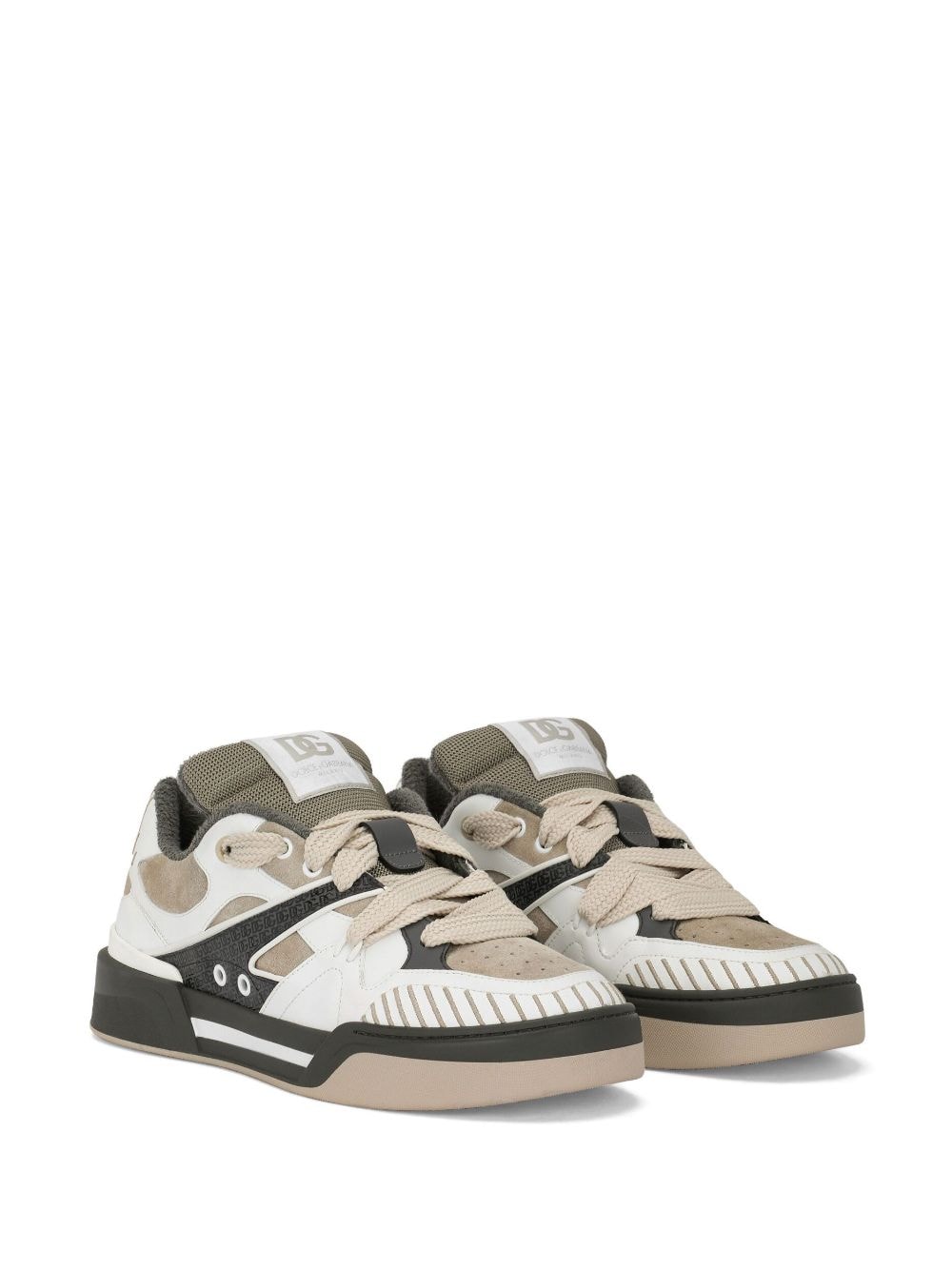 DOLCE & GABBANA Premium Leather Sneakers for Men - New Rome Design