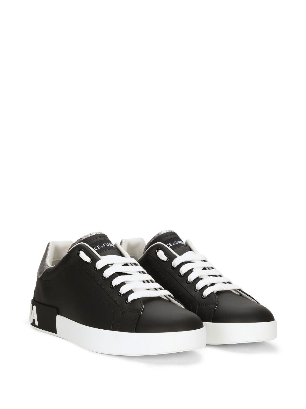 DOLCE & GABBANA Portofino Leather Sneakers for Men