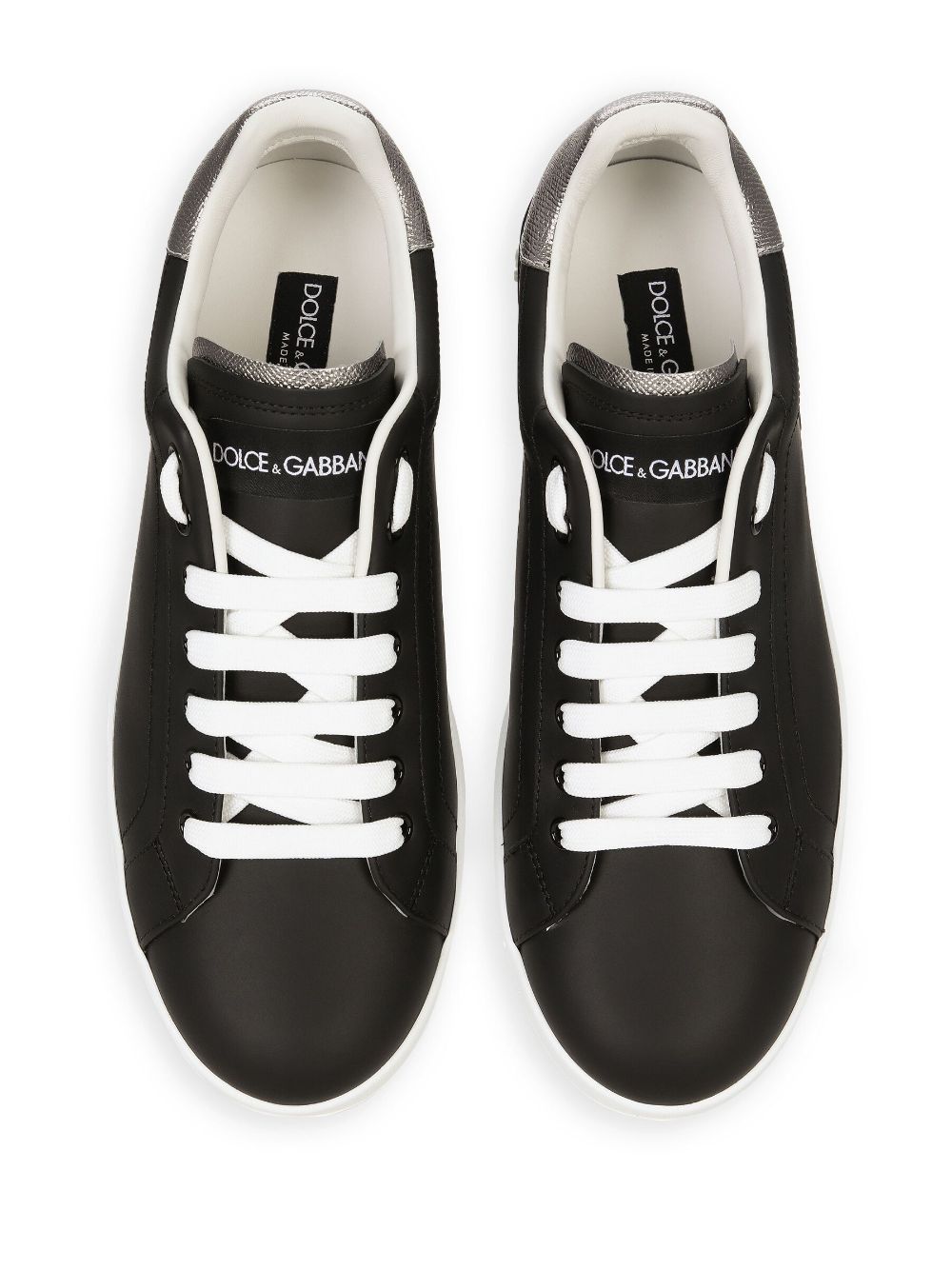 DOLCE & GABBANA Luxury Leather Low-Top Sneakers for Men