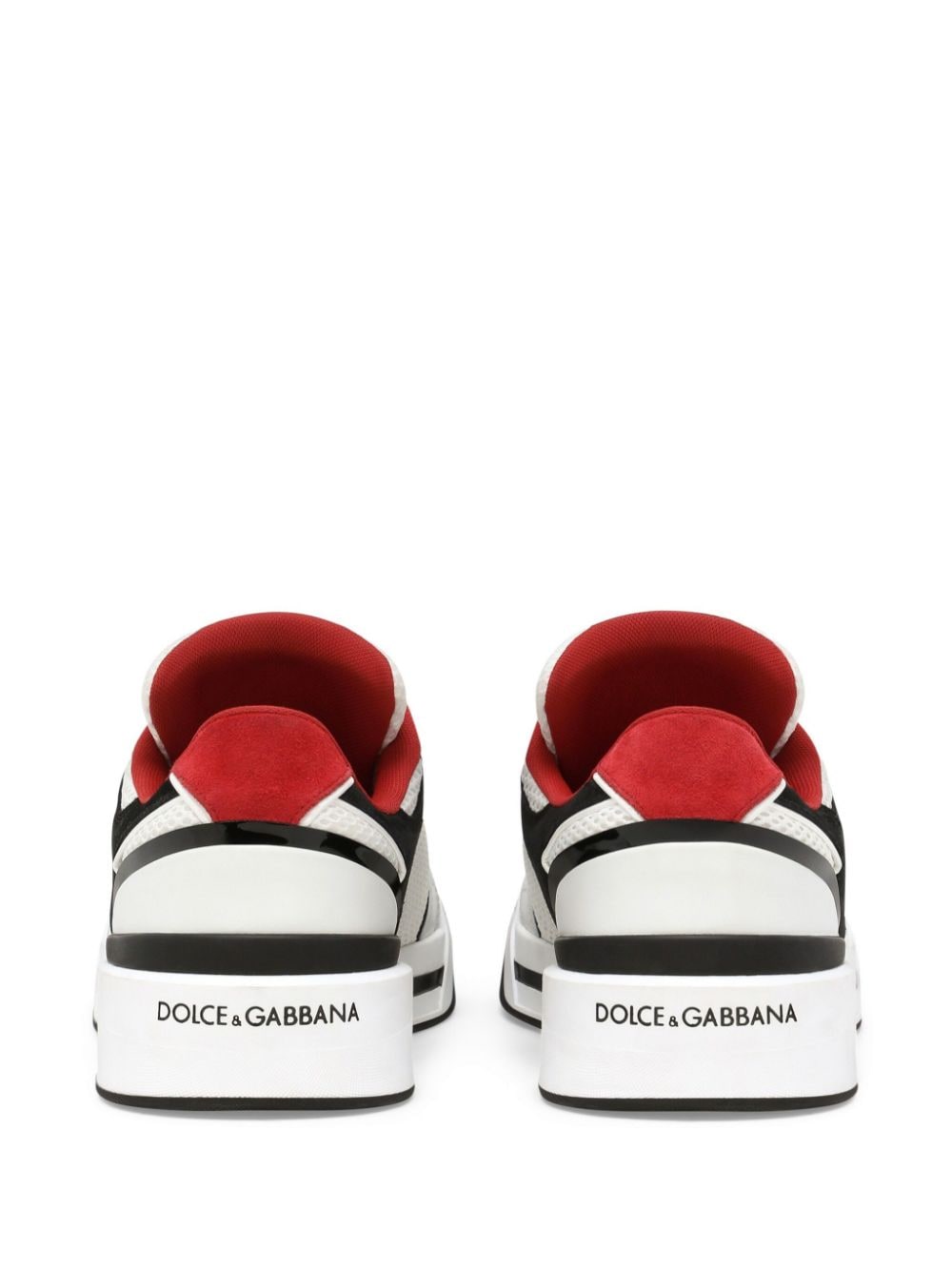 DOLCE & GABBANA Leather and Mesh Sneakers for Men