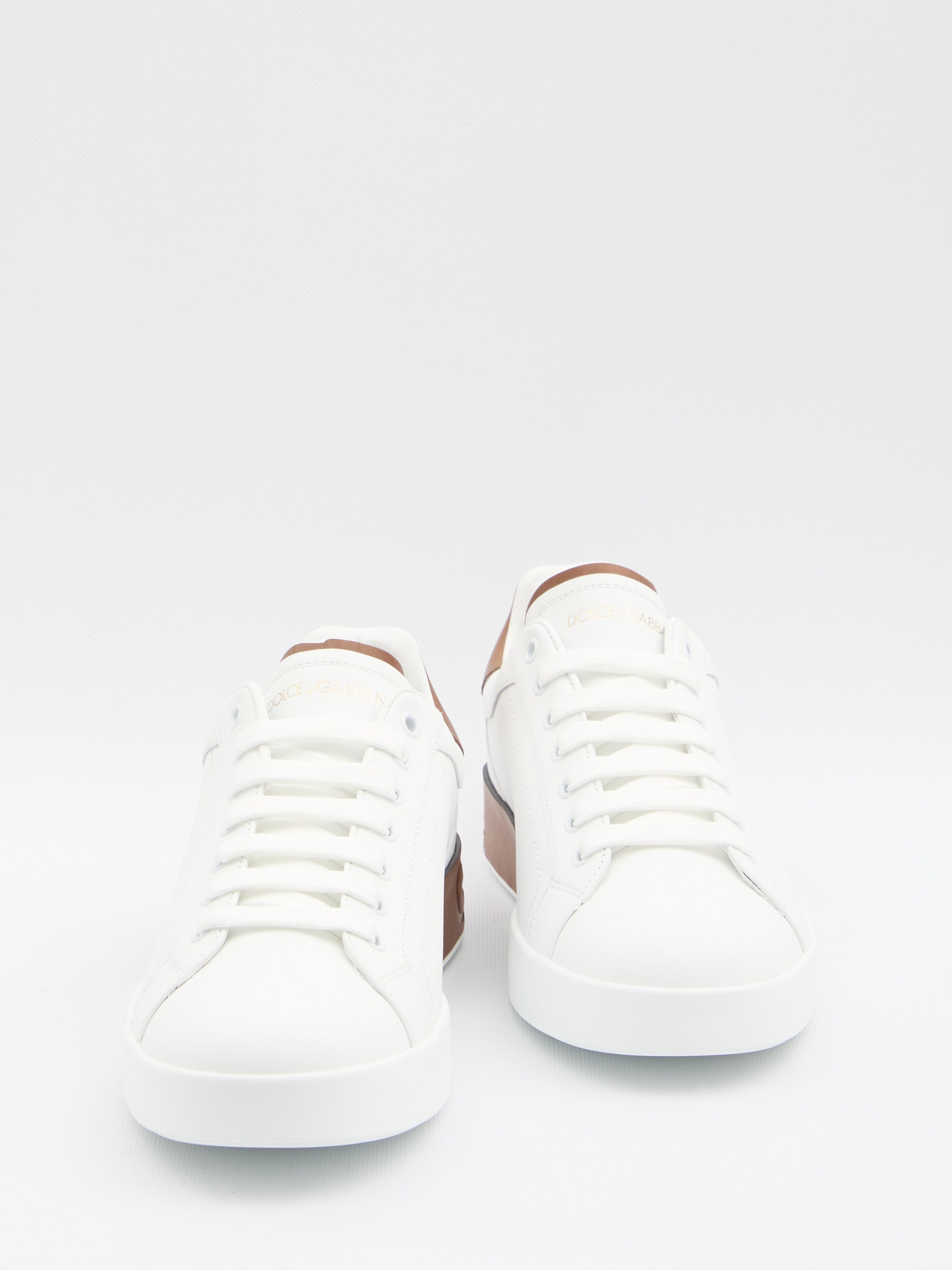 DOLCE & GABBANA Portofino Leather Sneakers for Men - Stylish and Durable