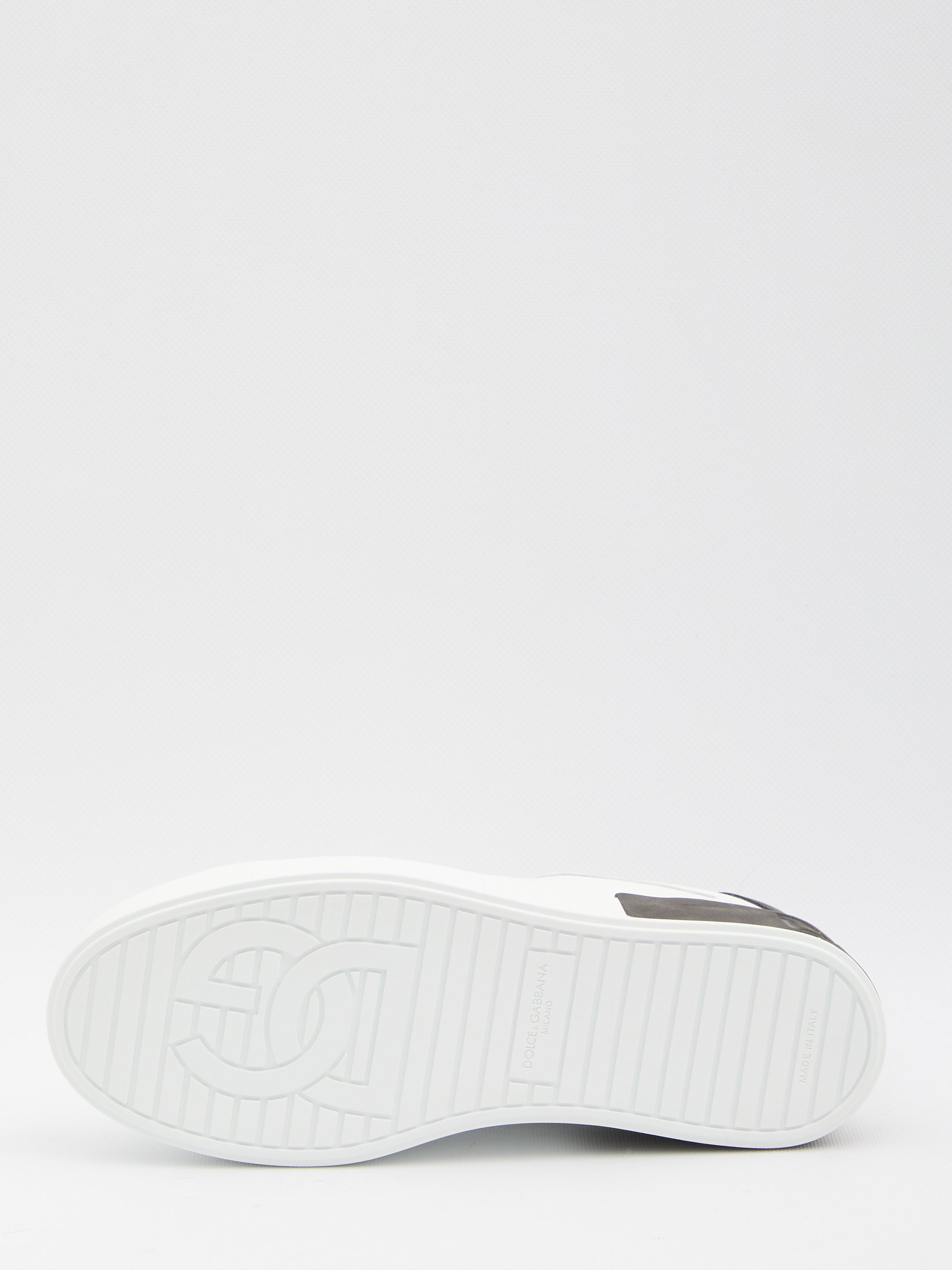 DOLCE & GABBANA Premium Leather Lace-Up Sneakers for Men